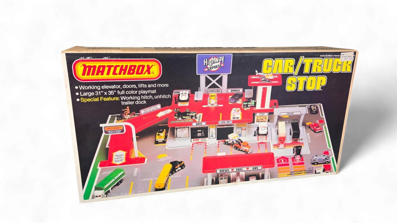 1983 Matchbox Highway Express Car/Truck Stop Playset, in Original Box (1 of 5)