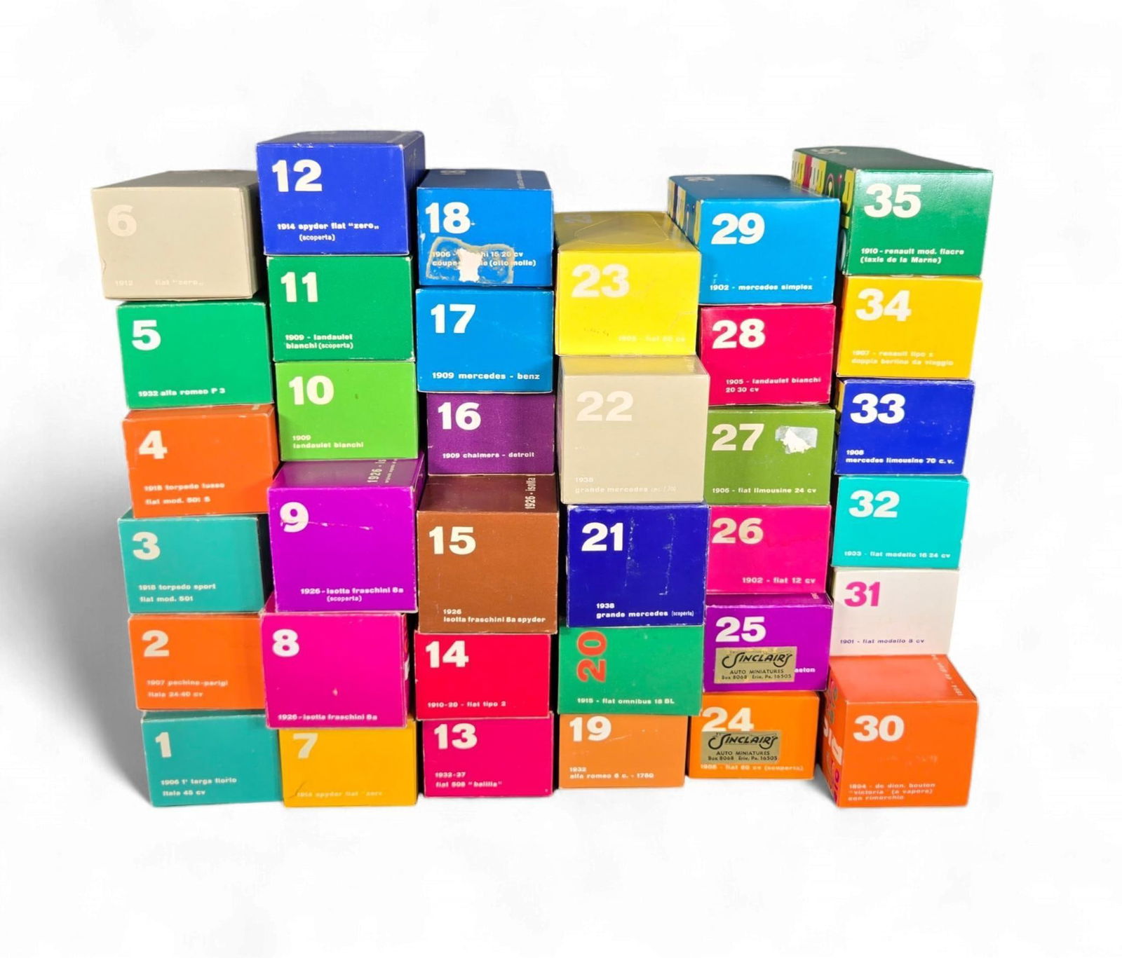 A Group of Rio 1:43 Scale diecast Veteran Model Cars (1 of 15)