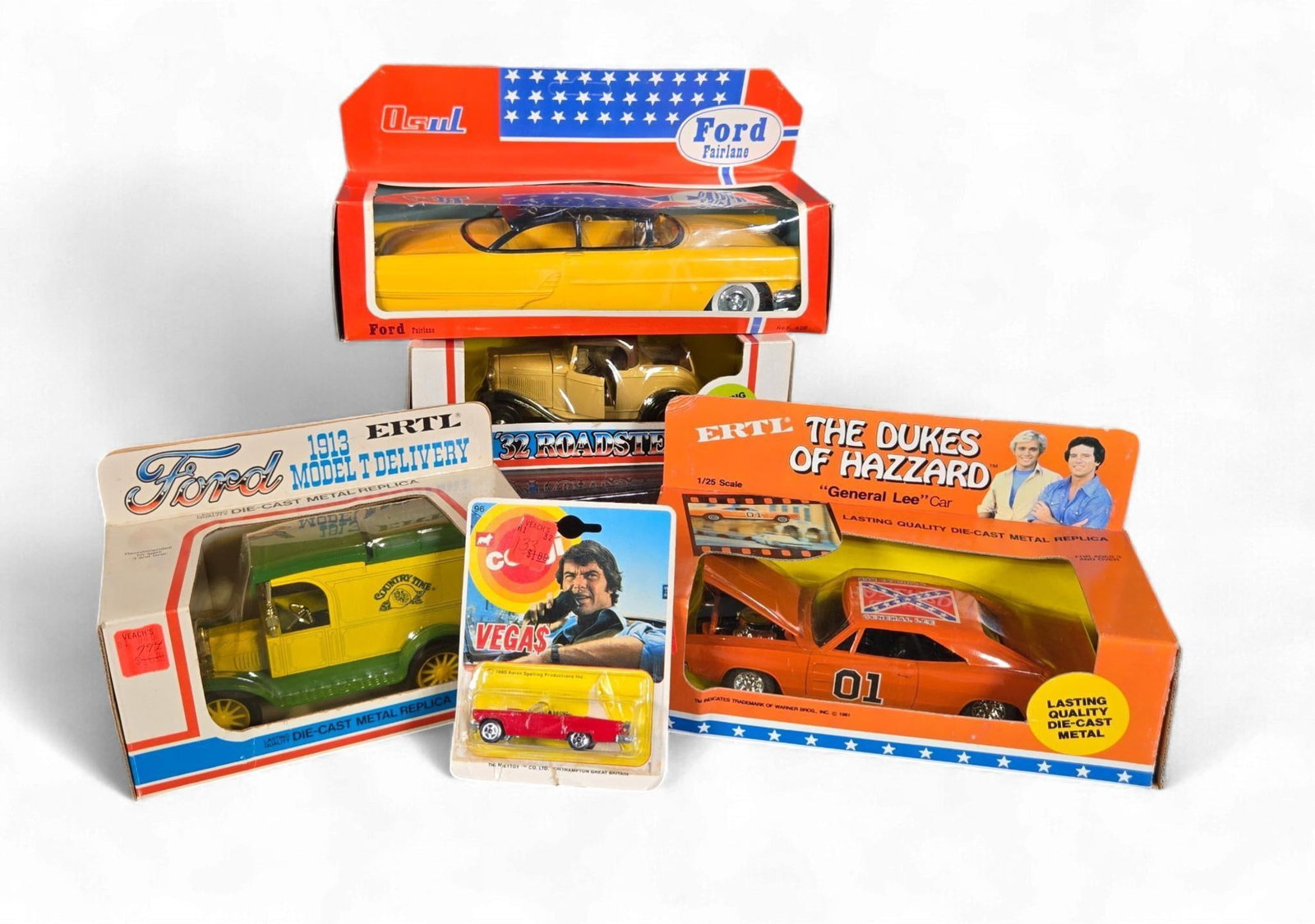 A Collection of Vintage diecast Model Vehicles, including ERTL, OSL, and Corgi, Circa 1980-1981 (1 of 11)