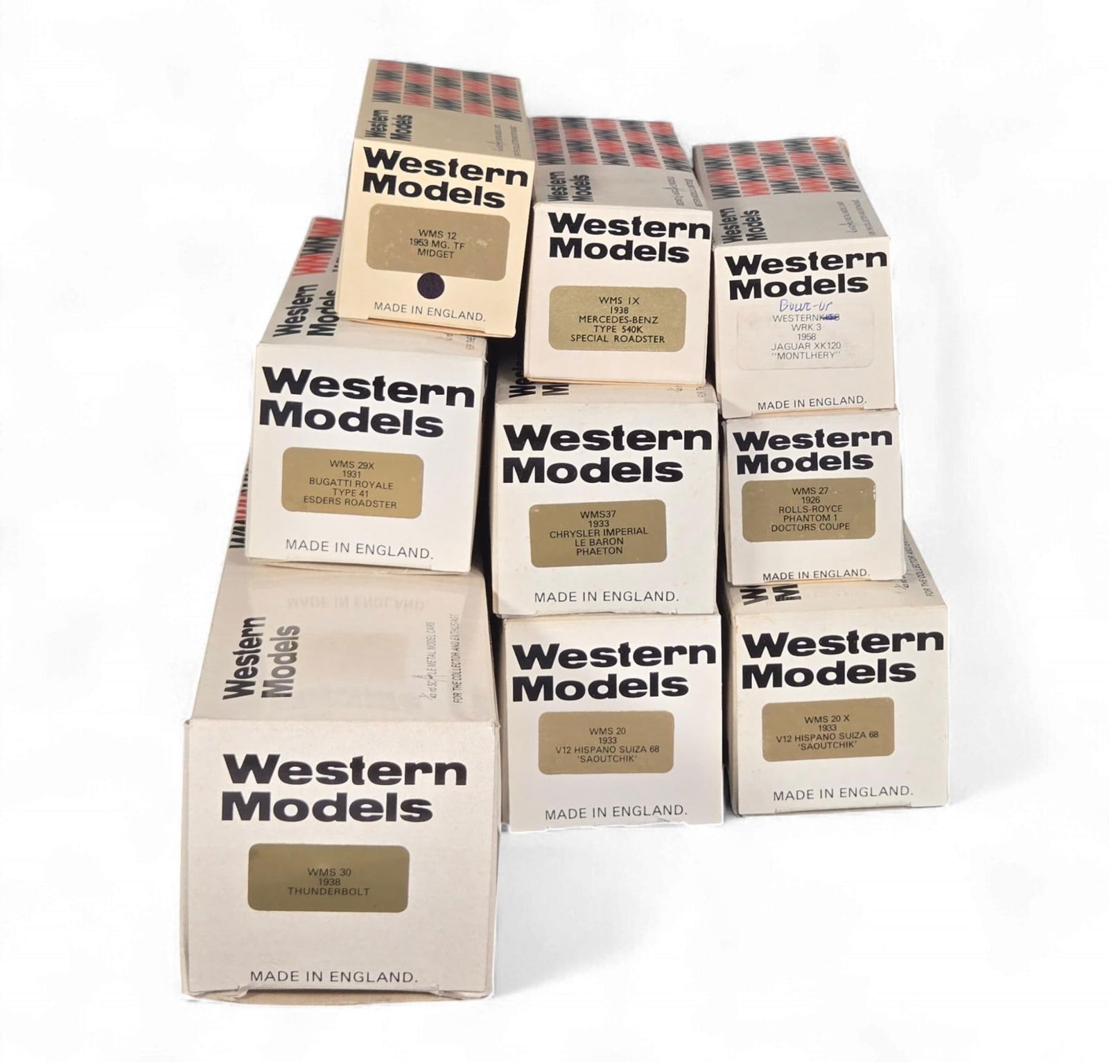 A Collection of Vintage Western Models 1/43rd Scale Metal Model Cars (1 of 11)