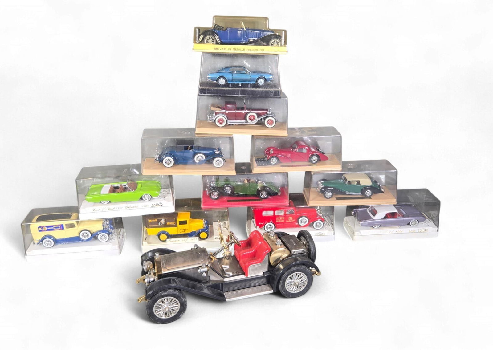 A Collection of Vintage diecast Model Cars by Solido and Inte Cars (1 of 20)
