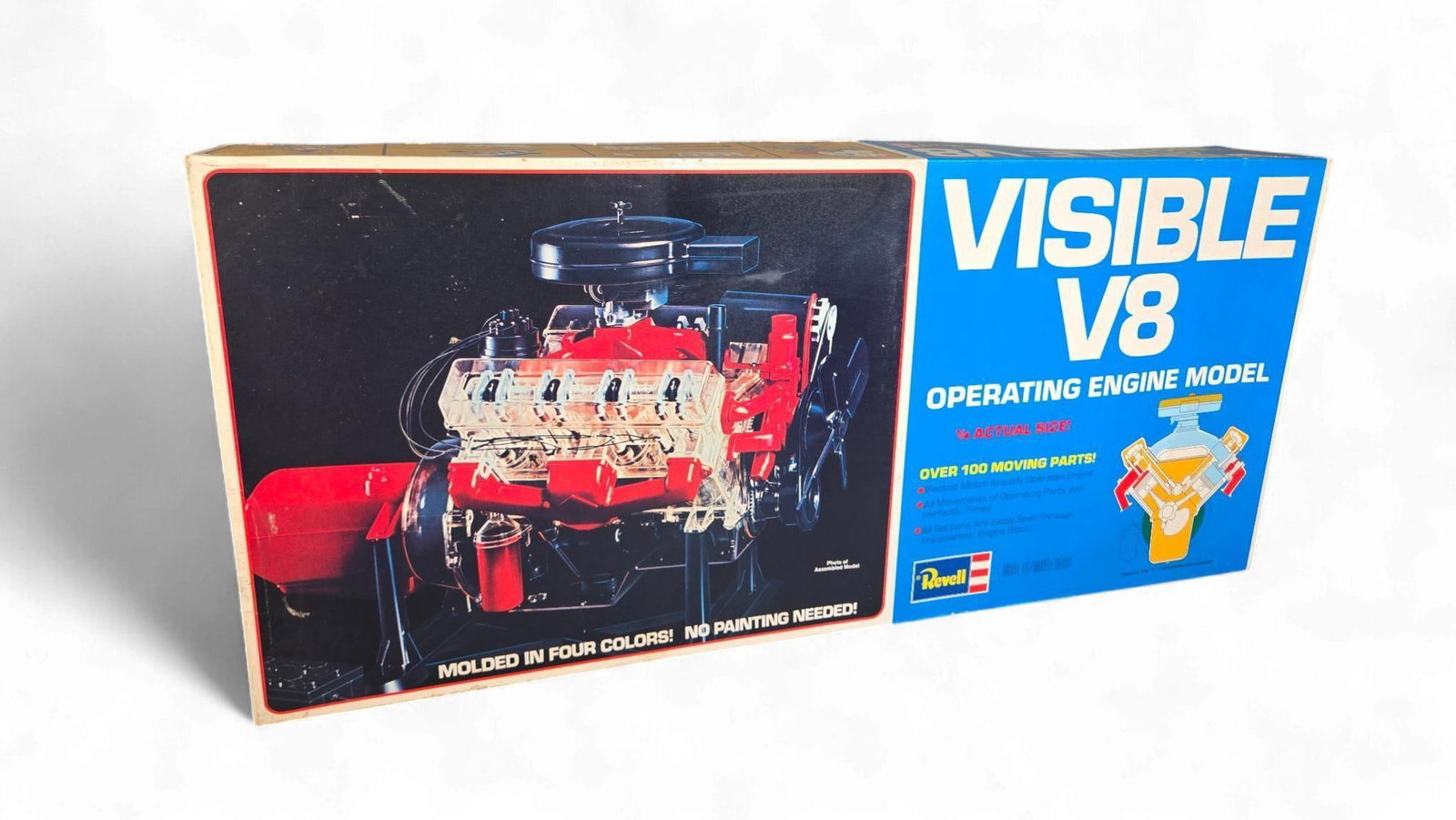 Revell Visible V-8 Operating Engine Model Kit, 1:4 Scale (1 of 5)
