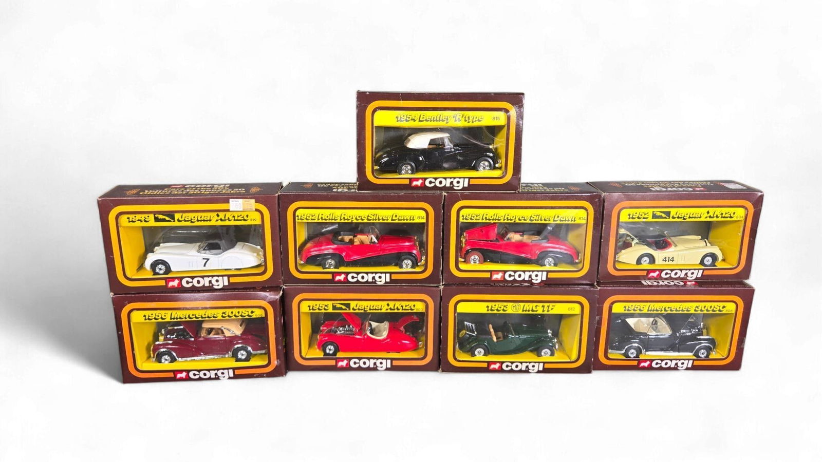 A Group of Corgi '50s Classics' diecast Model Cars (1 of 10)