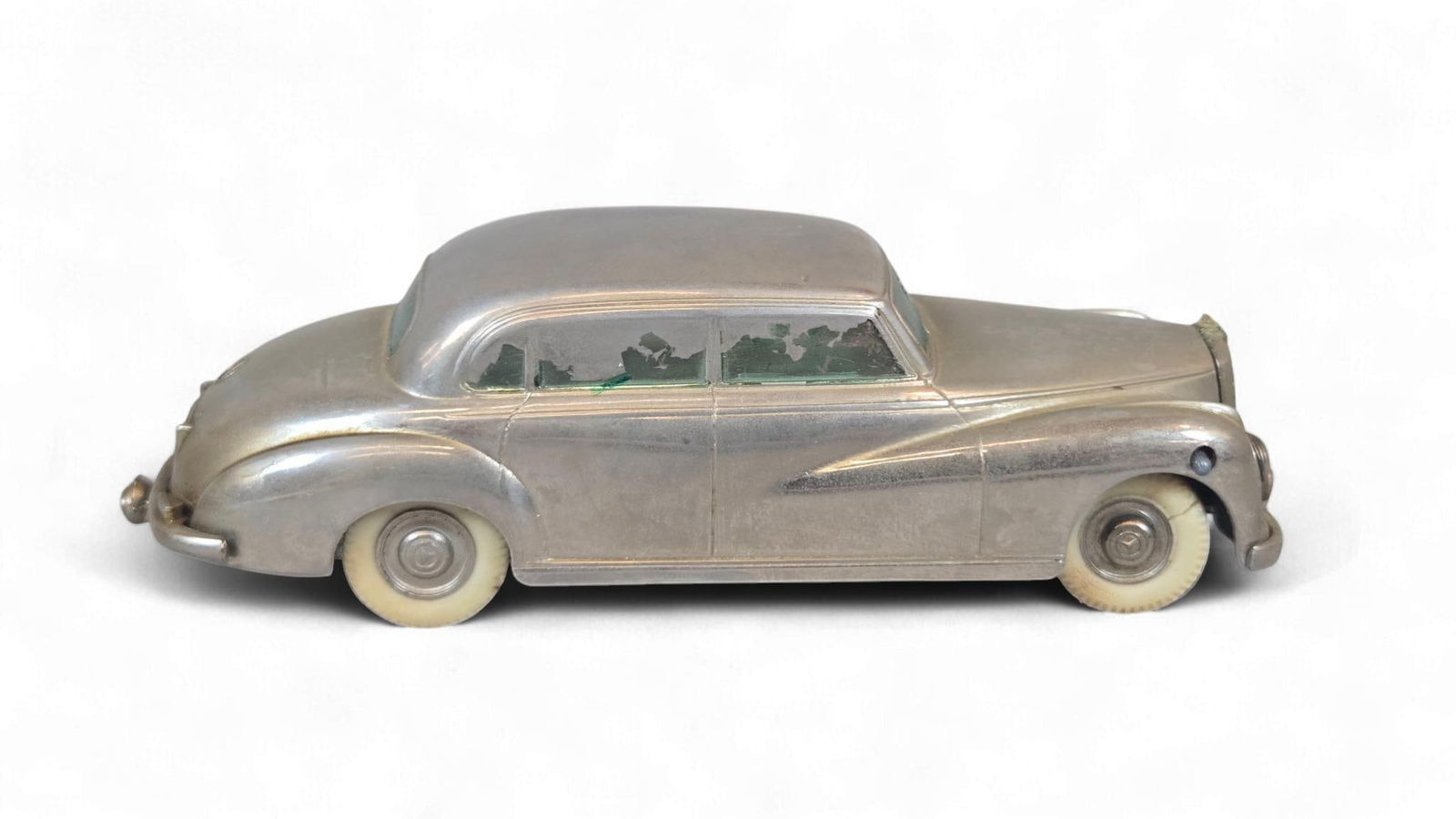Prameta Kolner Automodelle Mercedes-Benz 300 Wind-Up Model Car, Made in Germany U.S. Zone (1 of 7)