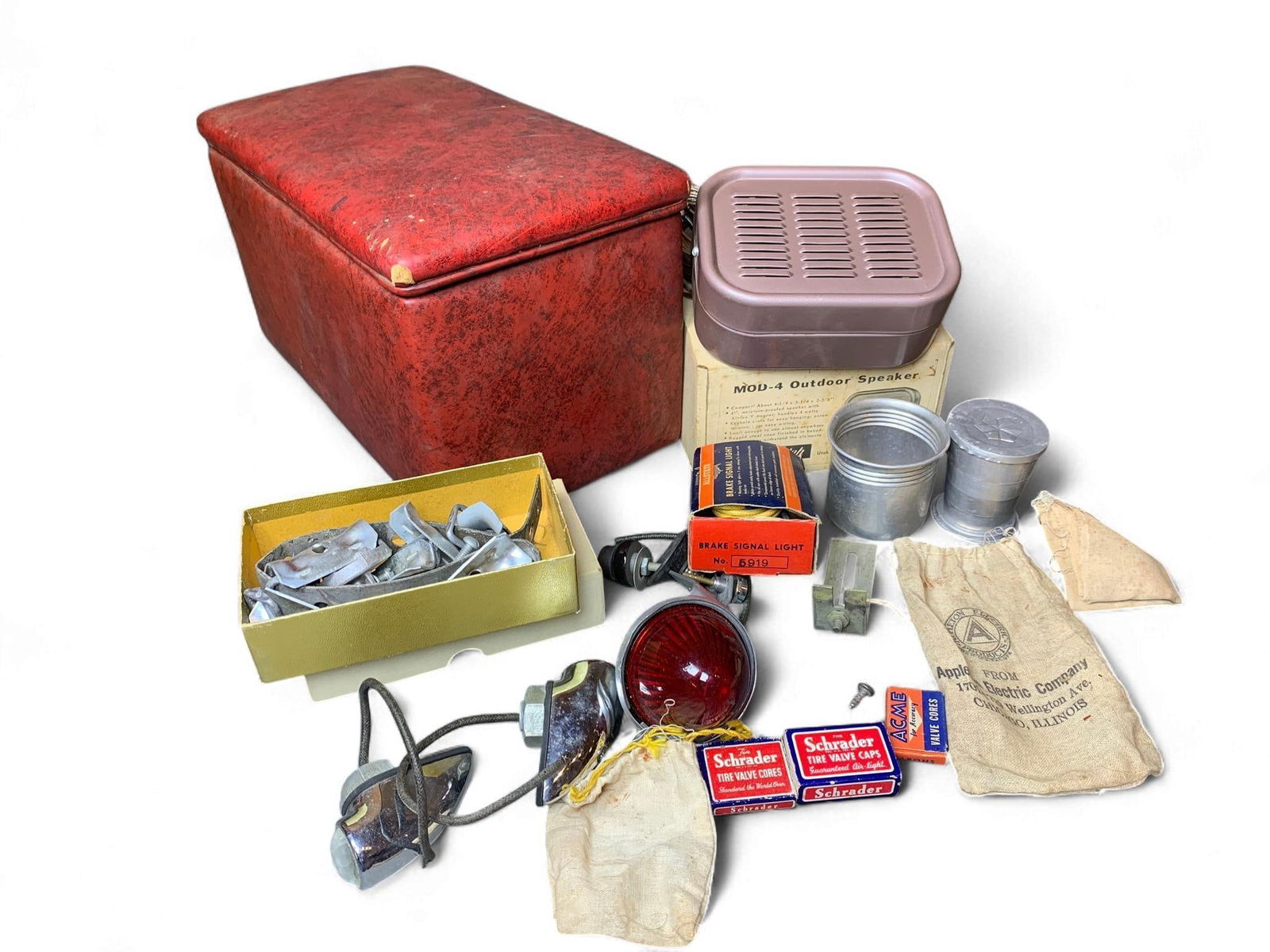 A Collection of Vintage Automotive and Electronic Accessories, including an Allstate Brake Signal Li (1 of 14)