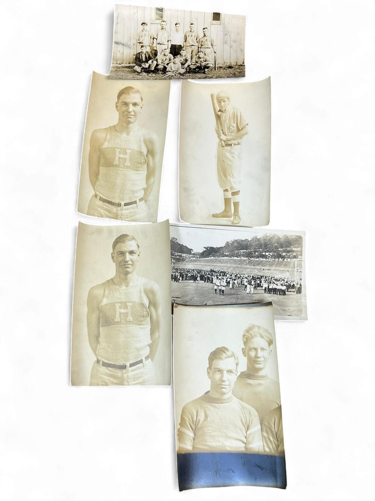 A Group of Early 20th Century Harvard and University Sports Photographs and Postcards (1 of 8)