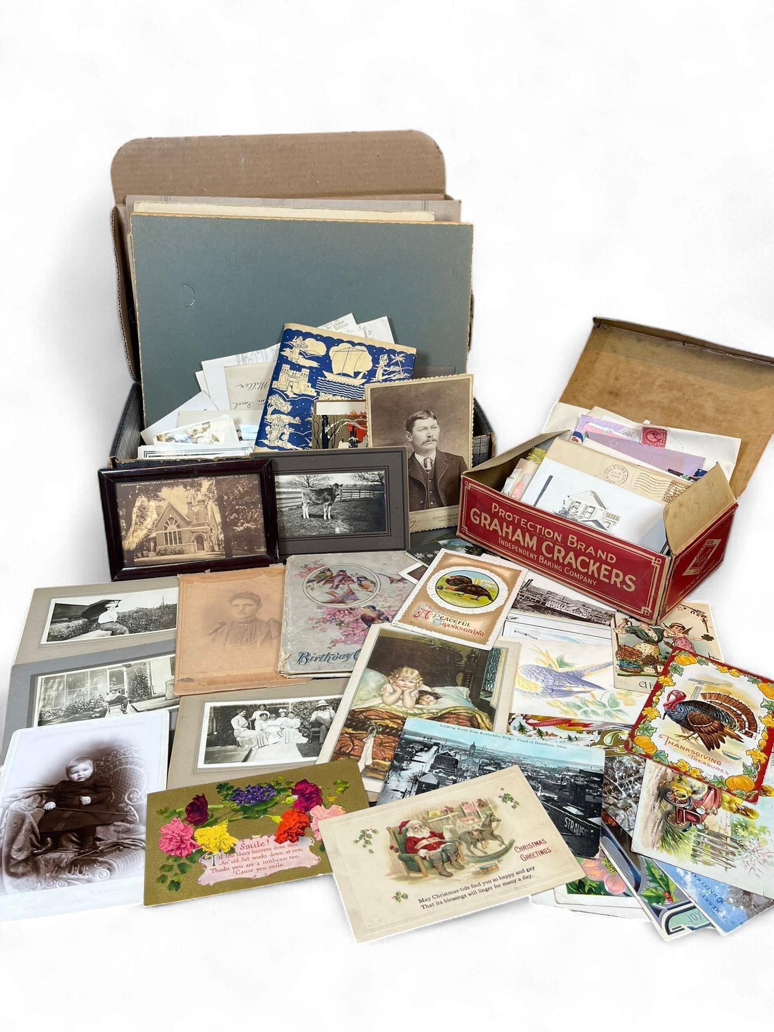 A Large Collection of Vintage Ephemera, Photographs, Greeting Cards, and Letters, Late 19th to Mid-2 (1 of 20)