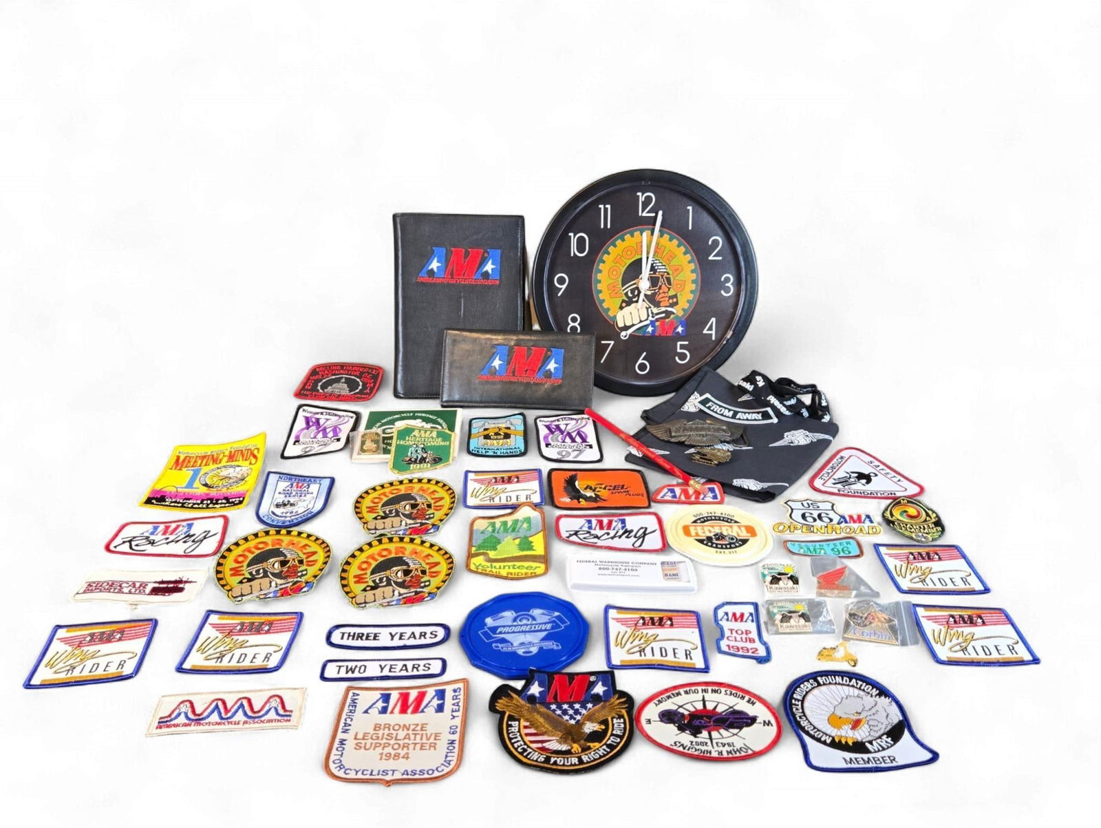 A Collection of American Motorcyclist Association (AMA) and Related Memorabilia, including 'Motorhea (1 of 19)