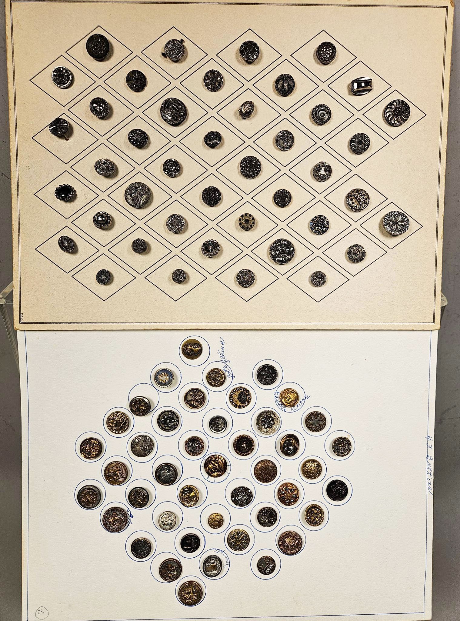 A Collection of Antique and Vintage Metallic Buttons (1 of 17)