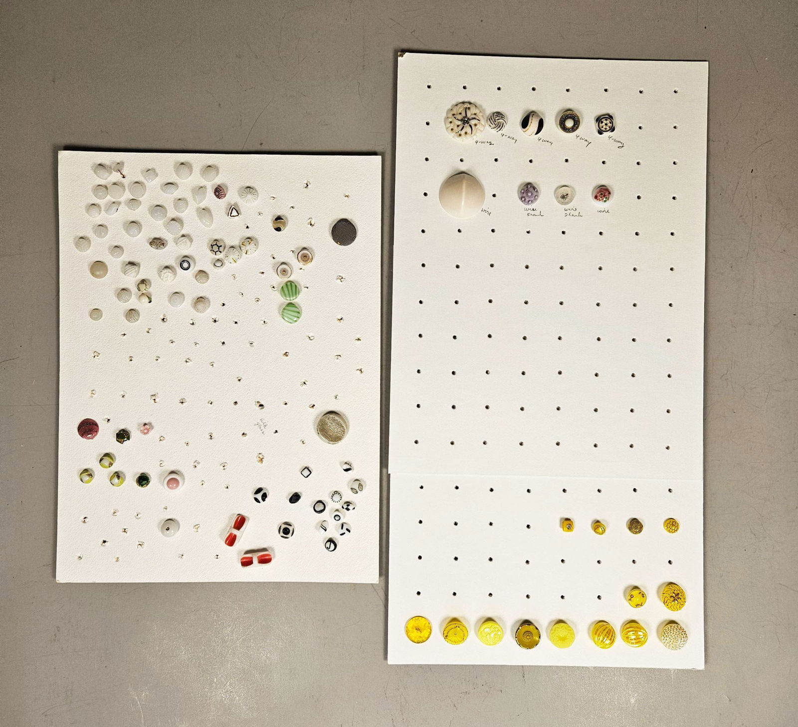 A Large Collection of Vintage and Possibly Antique Buttons, Comprising Glass, Plastic, Shell, and (1 of 19)