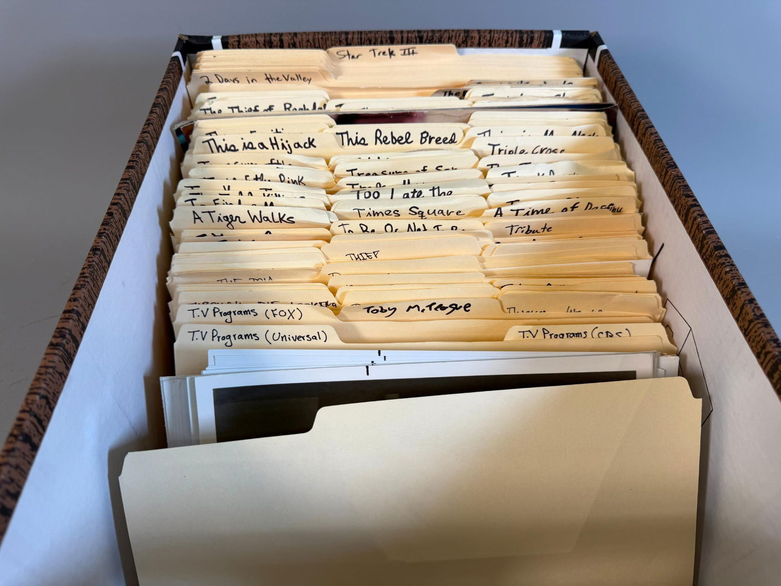 A Collection of Mid-Late 20th Century Film and Television Promotional Photographs, including 'Star: A collection of numerous photographic prints and film stills, predominantly black and white but including some color images, dating from the mid to late 20th century. These materials served as promoti