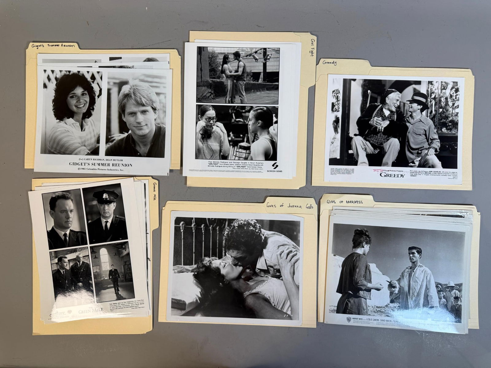 A Collection of Original Black and White 8x10 Film and Television Press Photos / Stills, circa: A collection of numerous black and white photographic prints, primarily promotional stills or press photos from various films and television productions. This collection includes items from identified