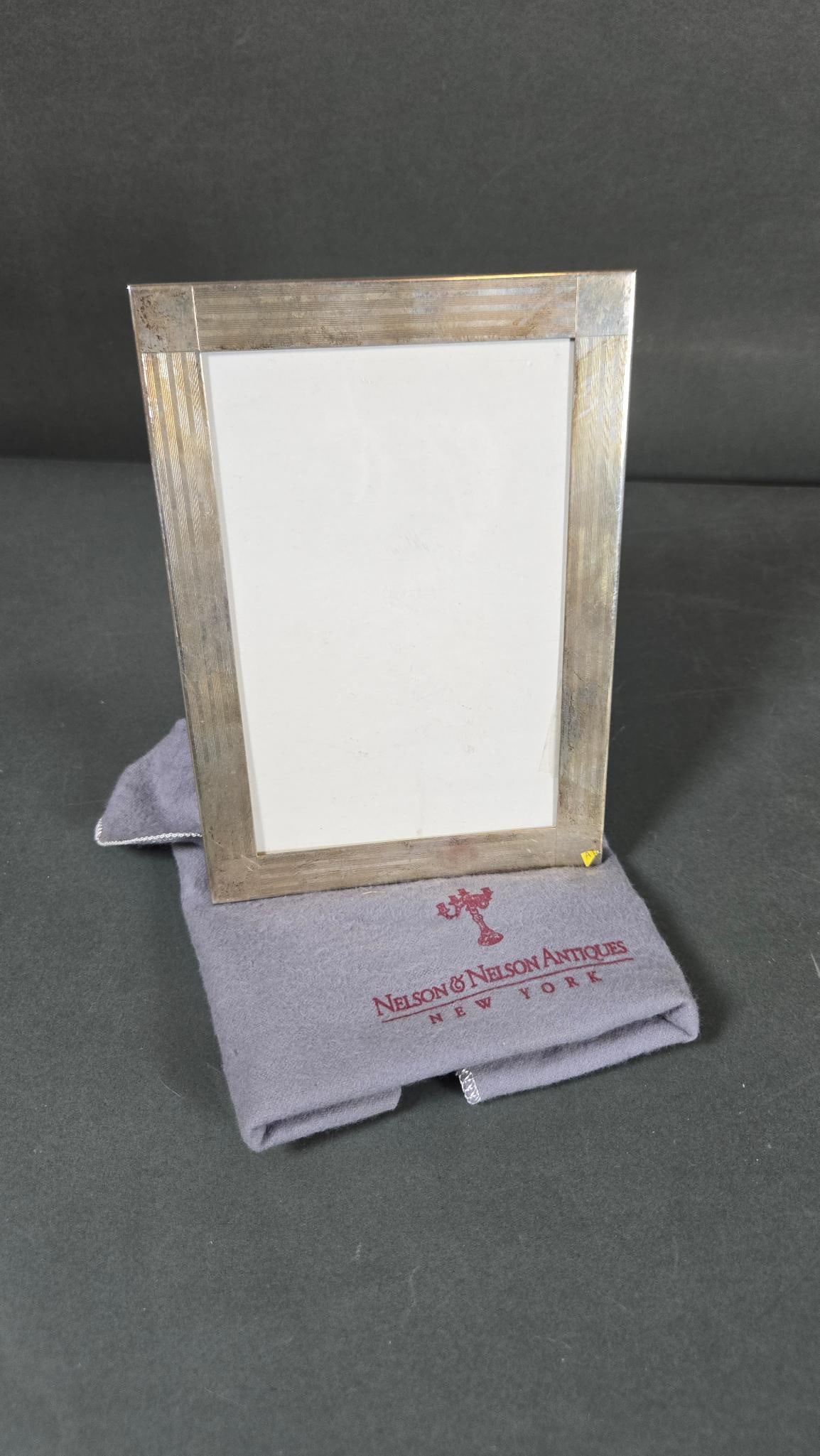 A Tiffany & Co. Sterling Silver Reeded Picture Frame (1 of 7)