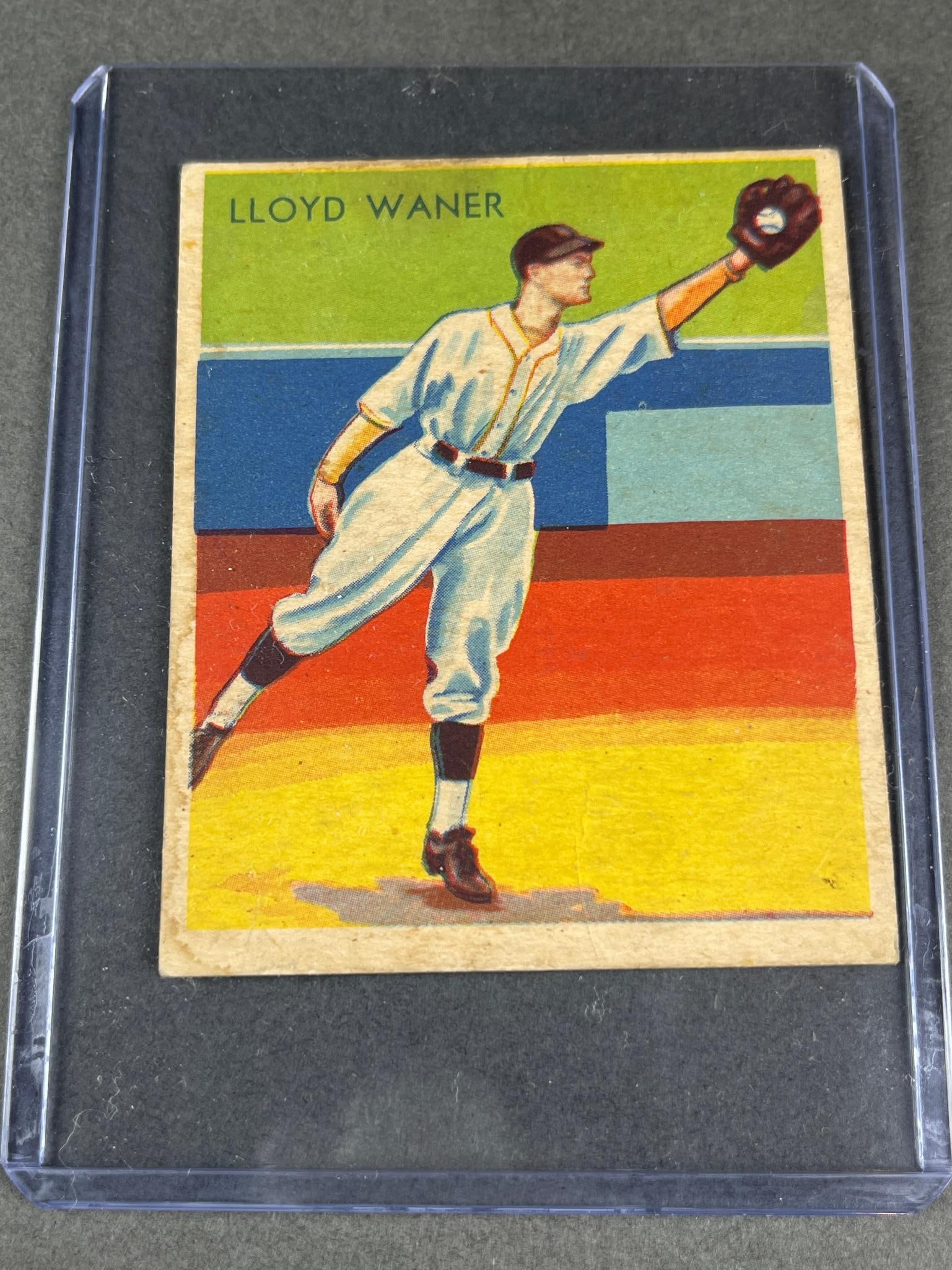 Lloyd Waner, Pittsburg Pirates, Diamond Stars, VG (1 of 6)