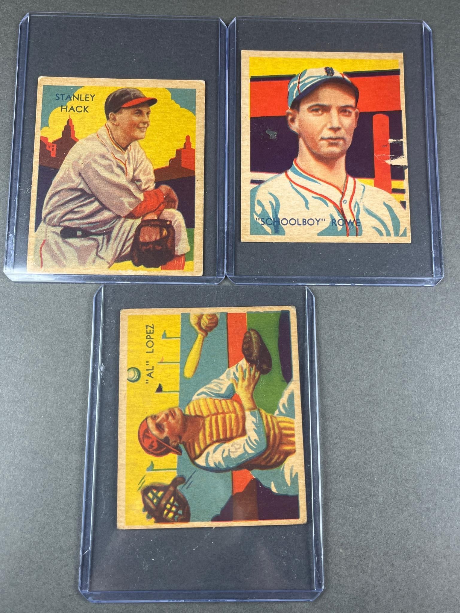 Al Lopes, Stanley Hack, School Boy Rowe, Diamond Stars, VG-VG+ (1 of 9)