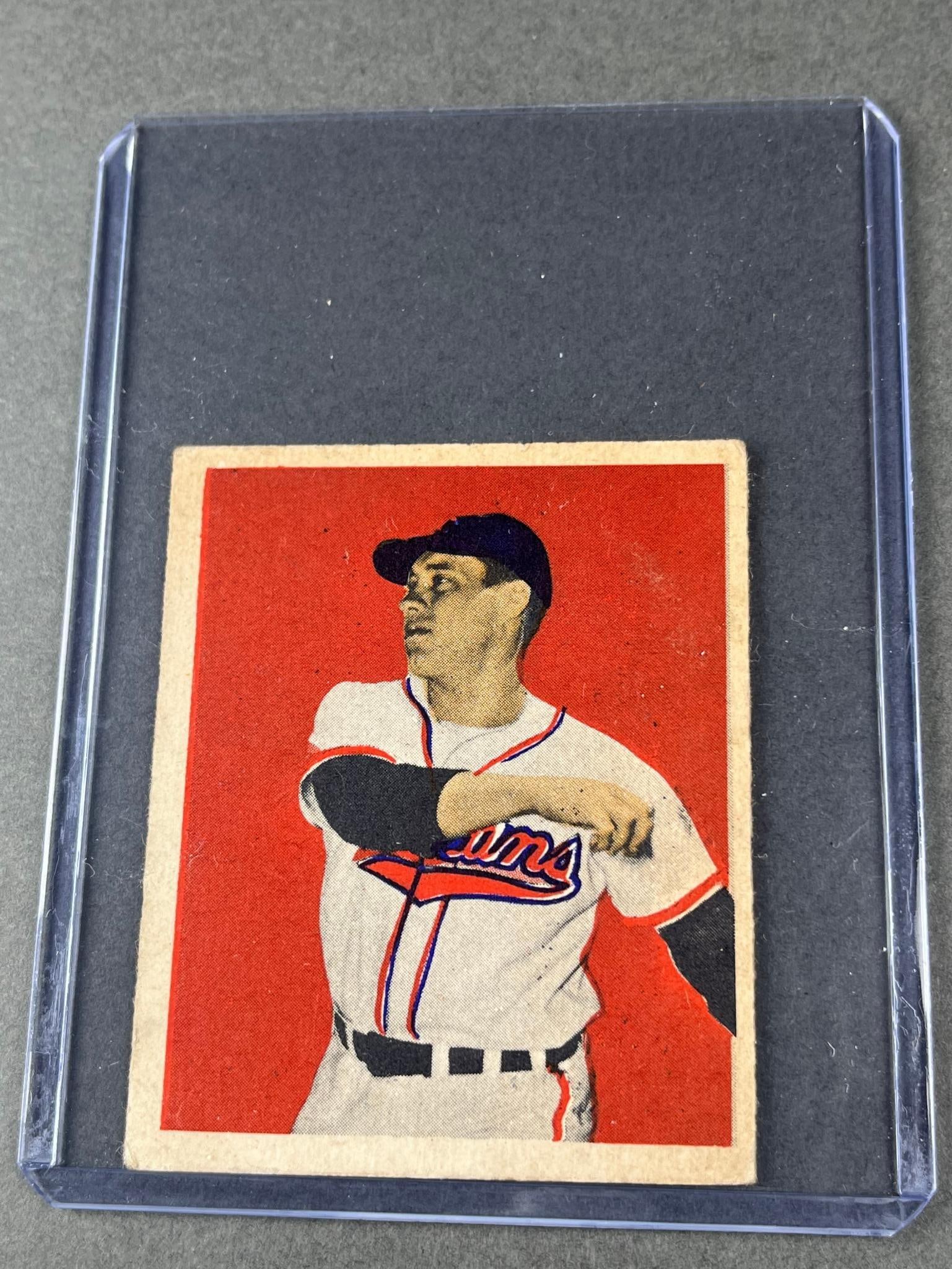 Bob Feller, Cleveland, 1949 Bowman, VG+ (1 of 6)