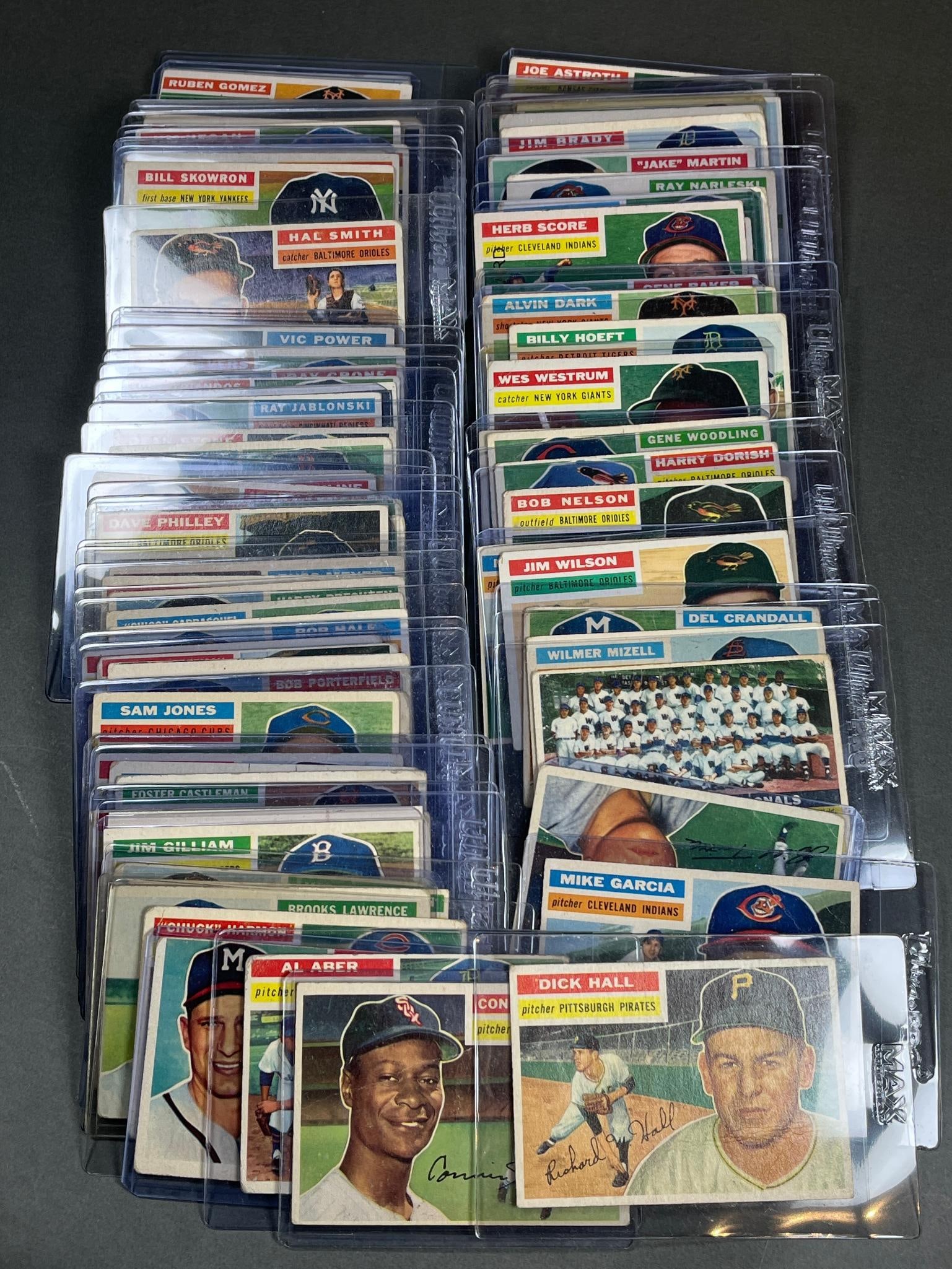1956 Topps baseball Starter set, no duplicates, 89 cards, all in order (1 of 17)