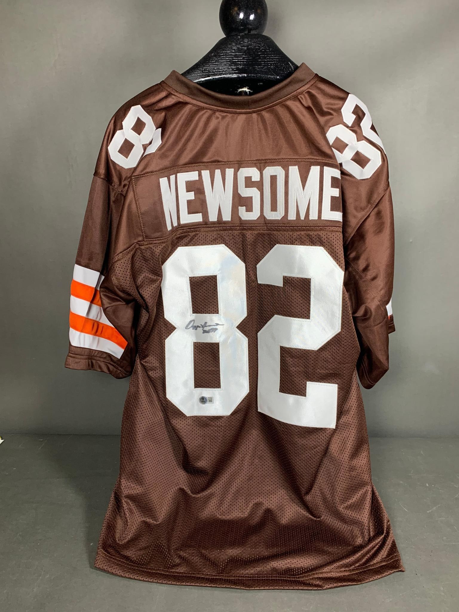 Ozzie Newsome Cleveland Browns signed jersey, Beckett (1 of 5)