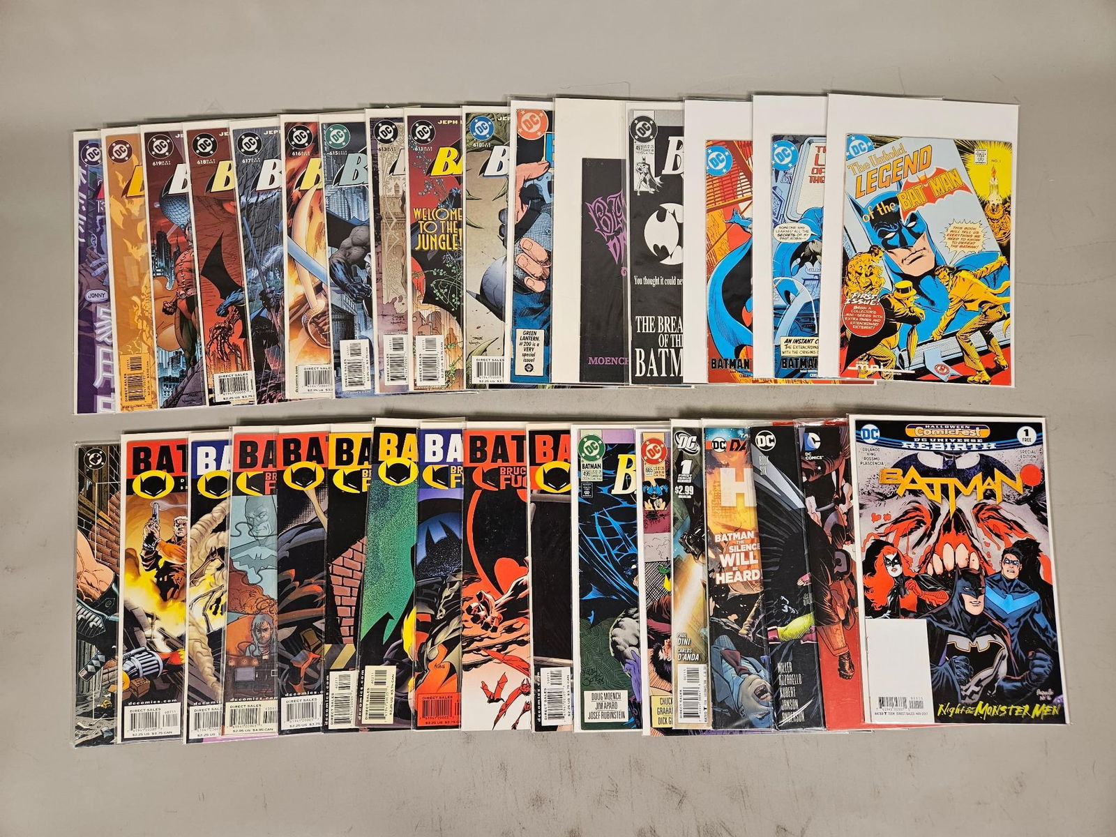 A Collection of 33 DC Comics Batman and Detective Comics Comic Books, Late 20th to Early 21st (1 of 7)