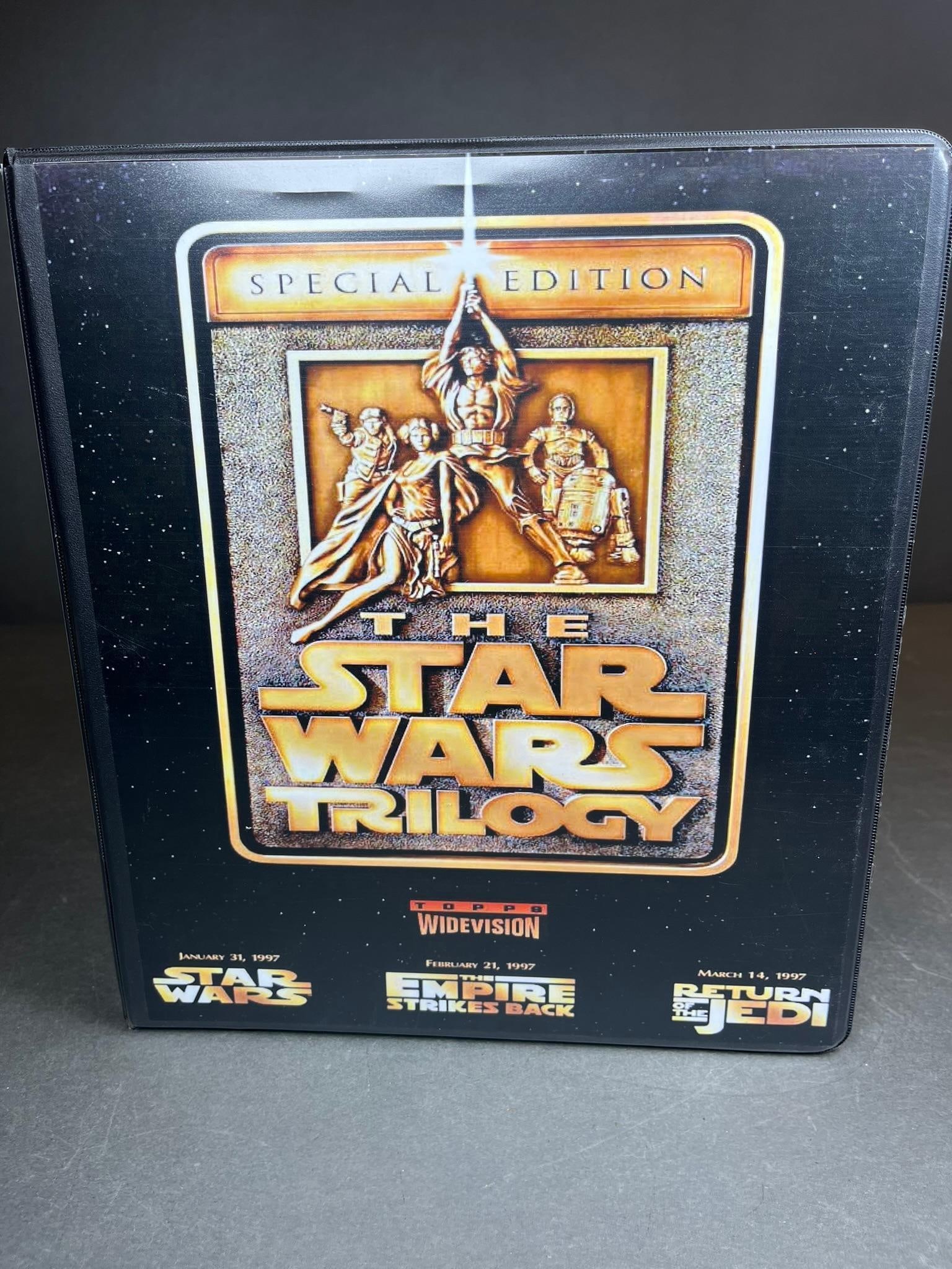 1997 Topps Star Wars Trilogy Widevision Special Edition Complete Trading Card Set in Collector (1 of 20)