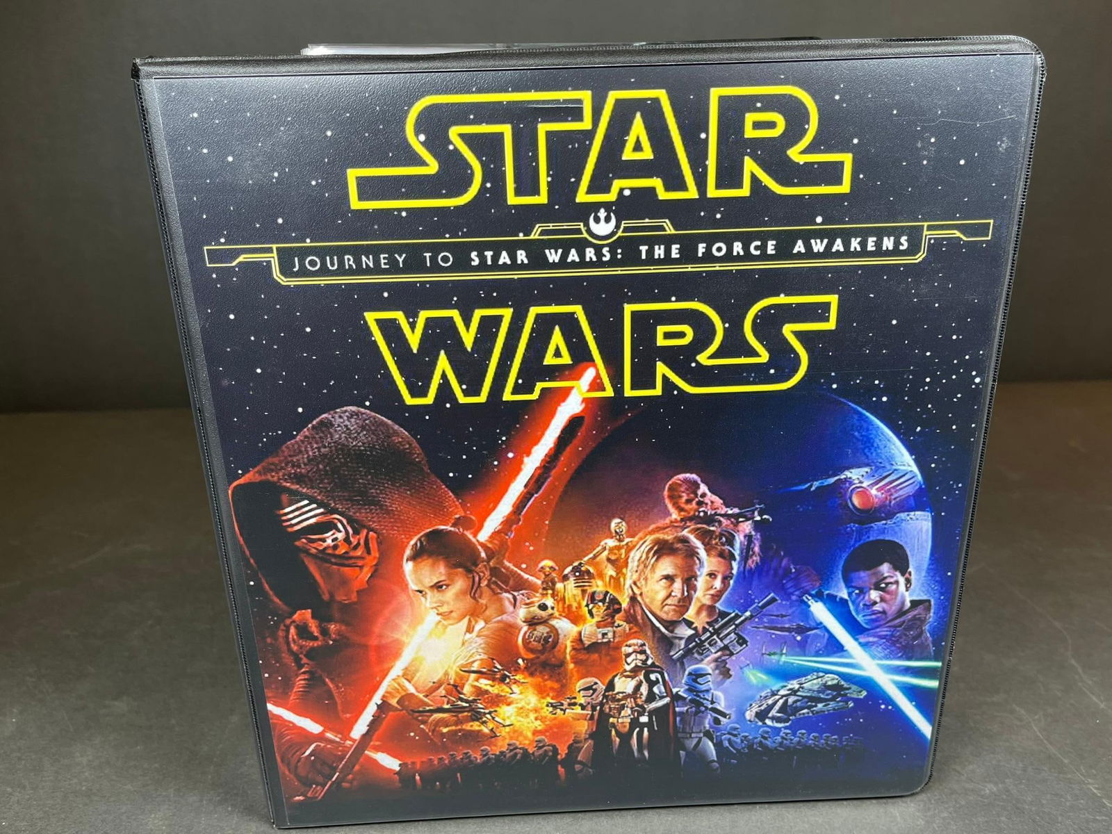 A Collection of 2015 Topps Star Wars: Journey to The Force Awakens Trading Cards in Binder (1 of 20)