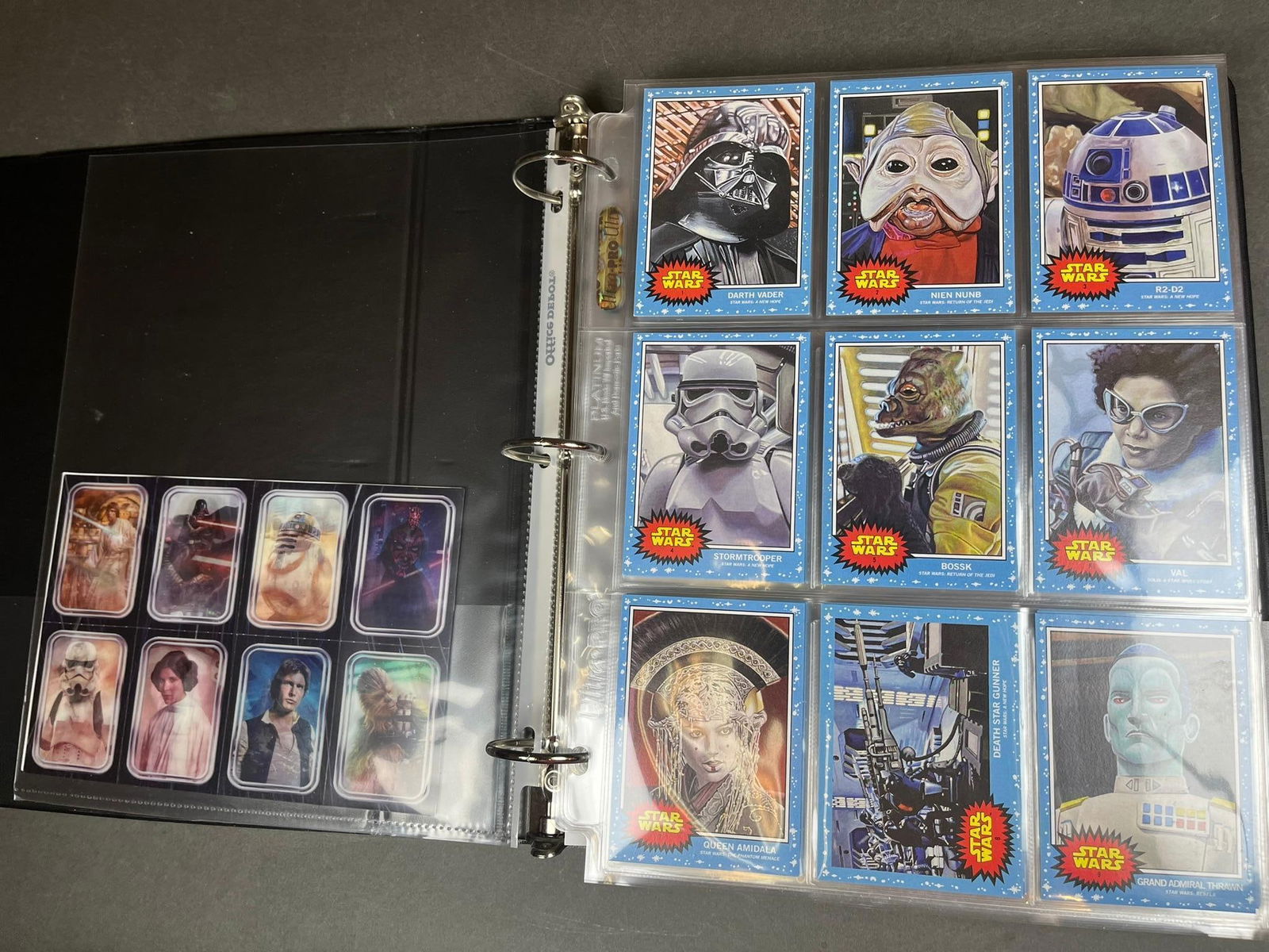 A Collection of Topps Star Wars Living Set Cards and Power Plates (1 of 20)
