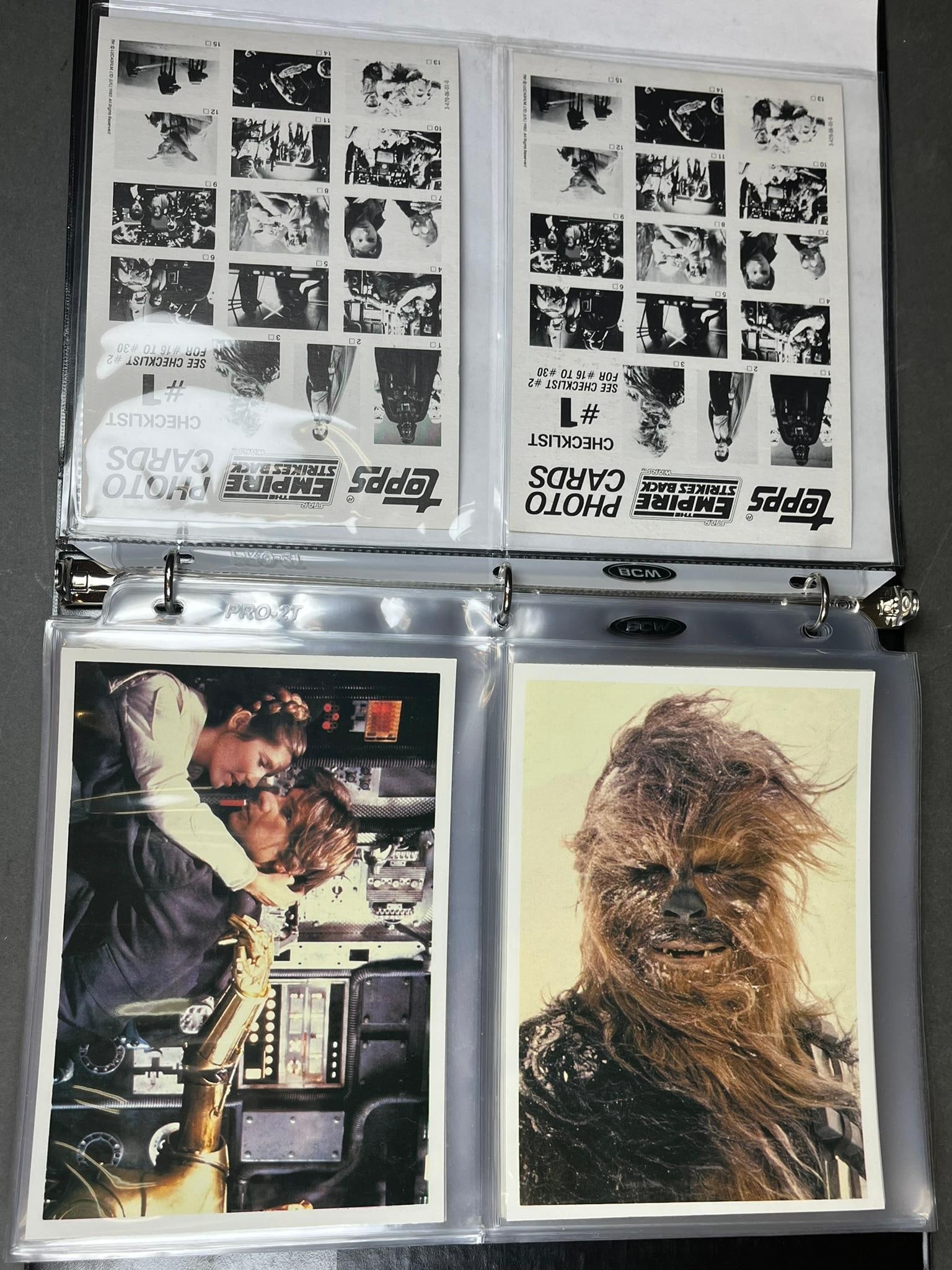 A 1980 Topps Star Wars: The Empire Strikes Back 5x7 Photo Card Base Set, Complete (1 of 19)
