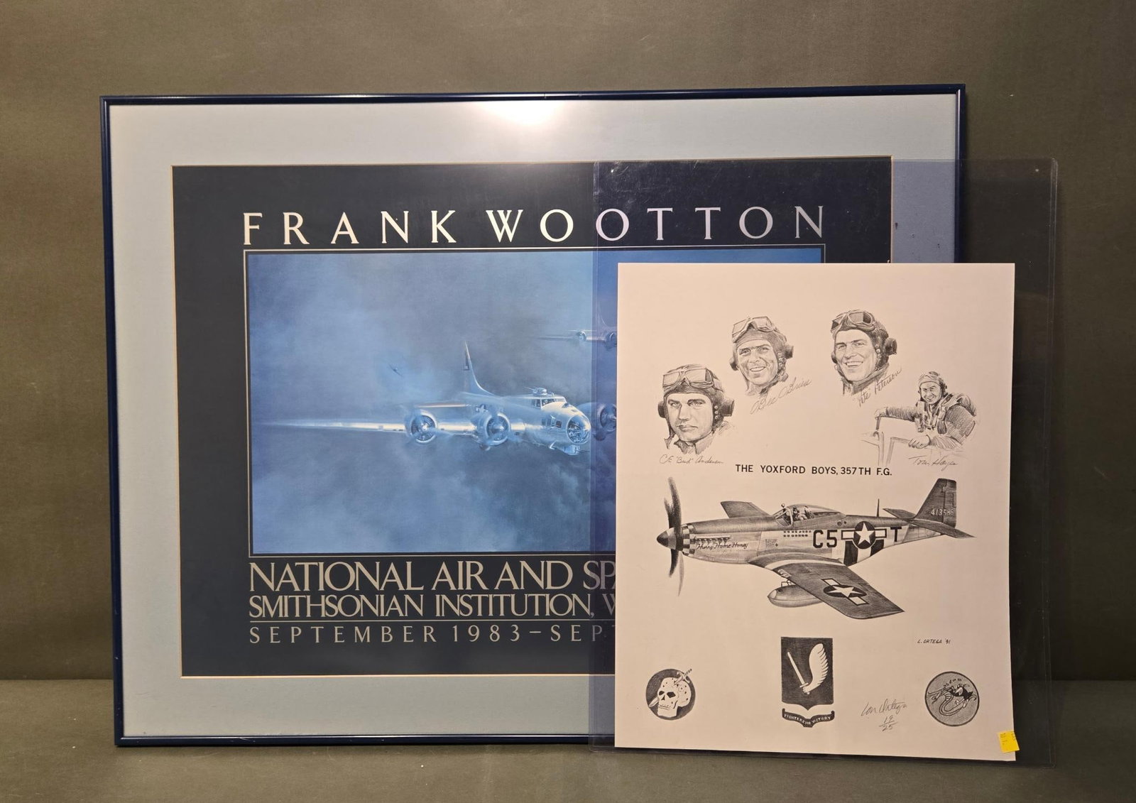 A Pair of Aviation Prints: Frank Wootton National Air and Space Museum Exhibition Poster and Lon (1 of 14)