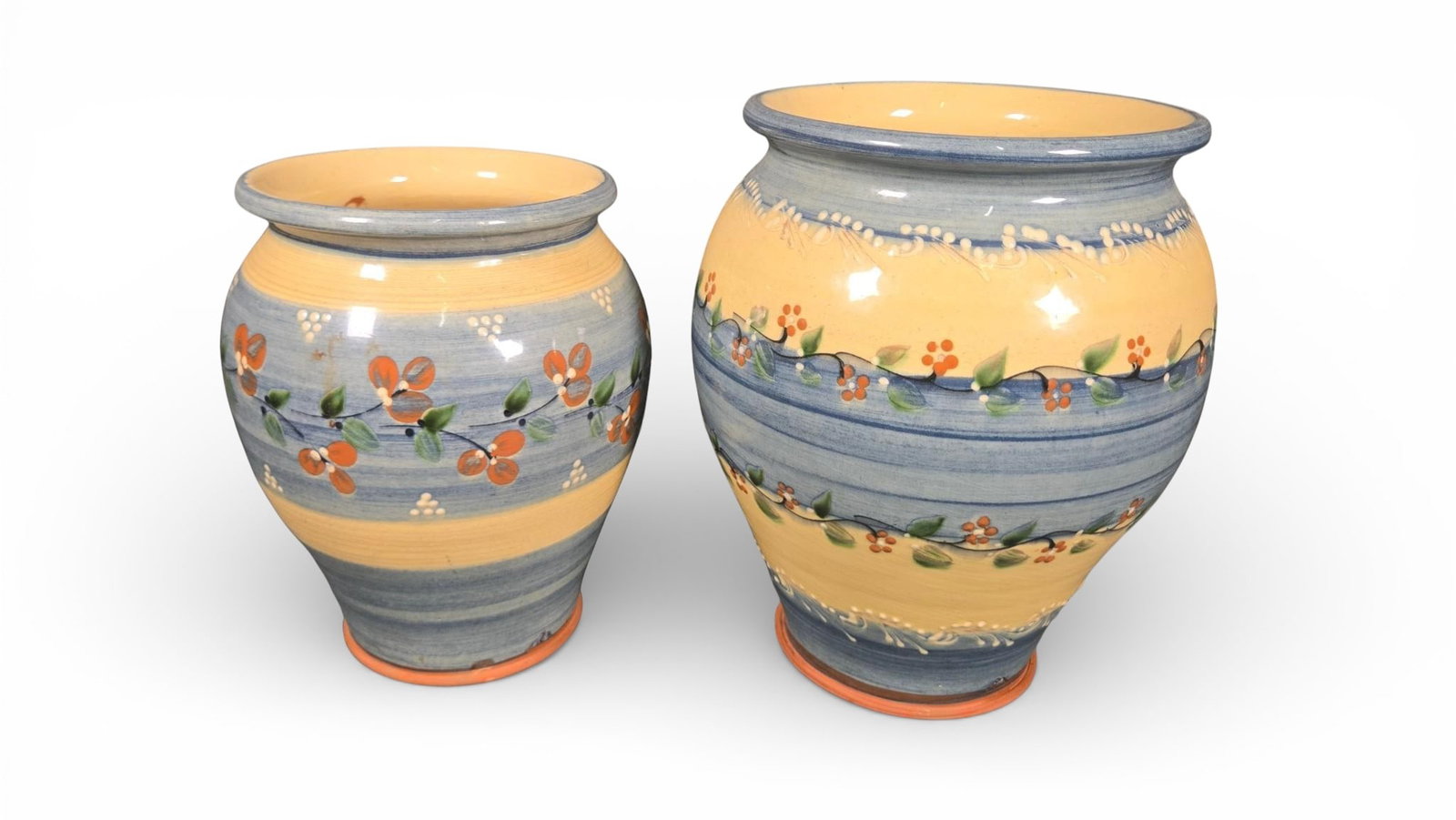 Hand-Painted Italian Style Ceramic Planters (1 of 10)