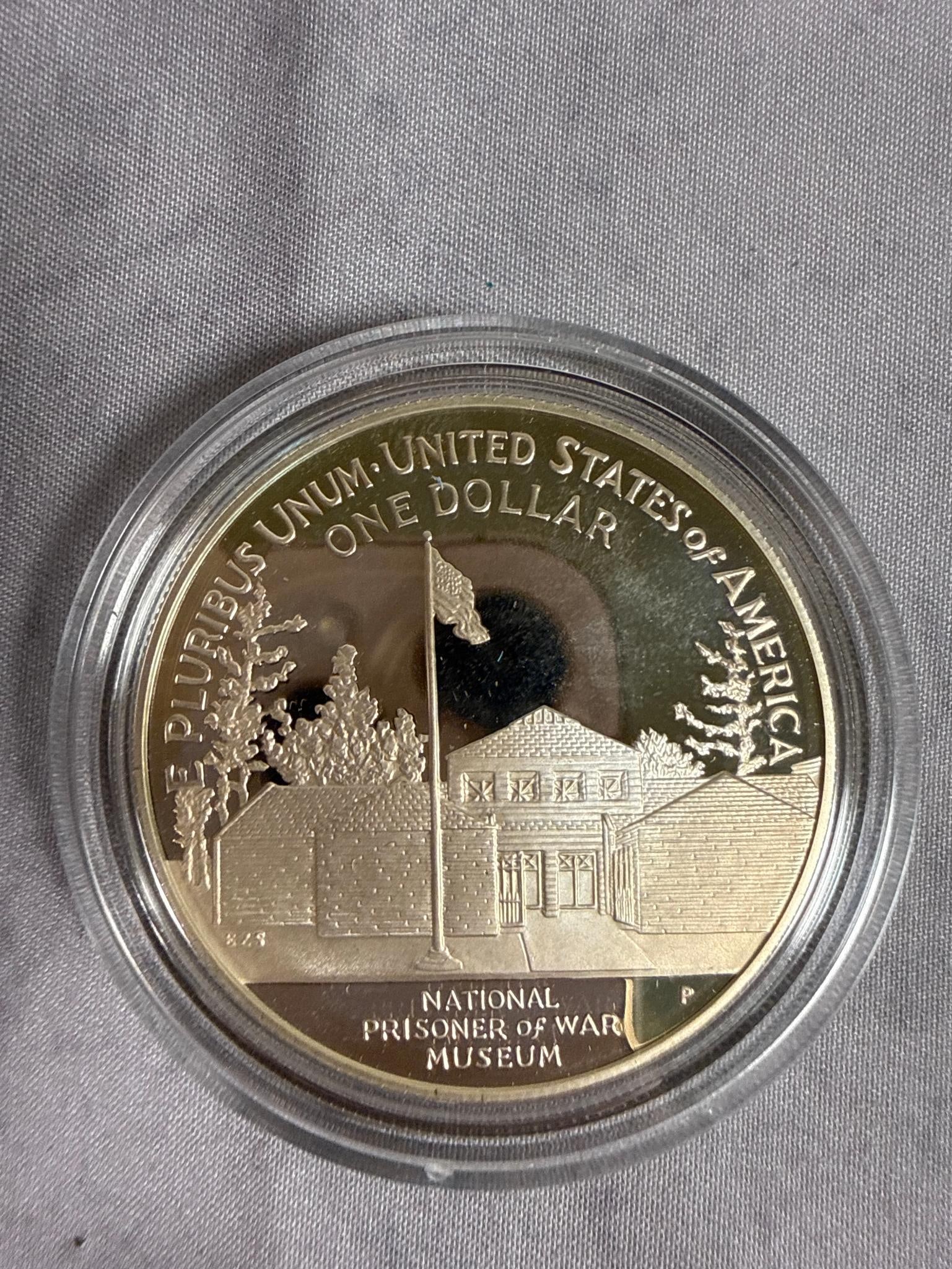 1994 U.S. Veterans Commemorative Silver Dollars Proof Set - 6