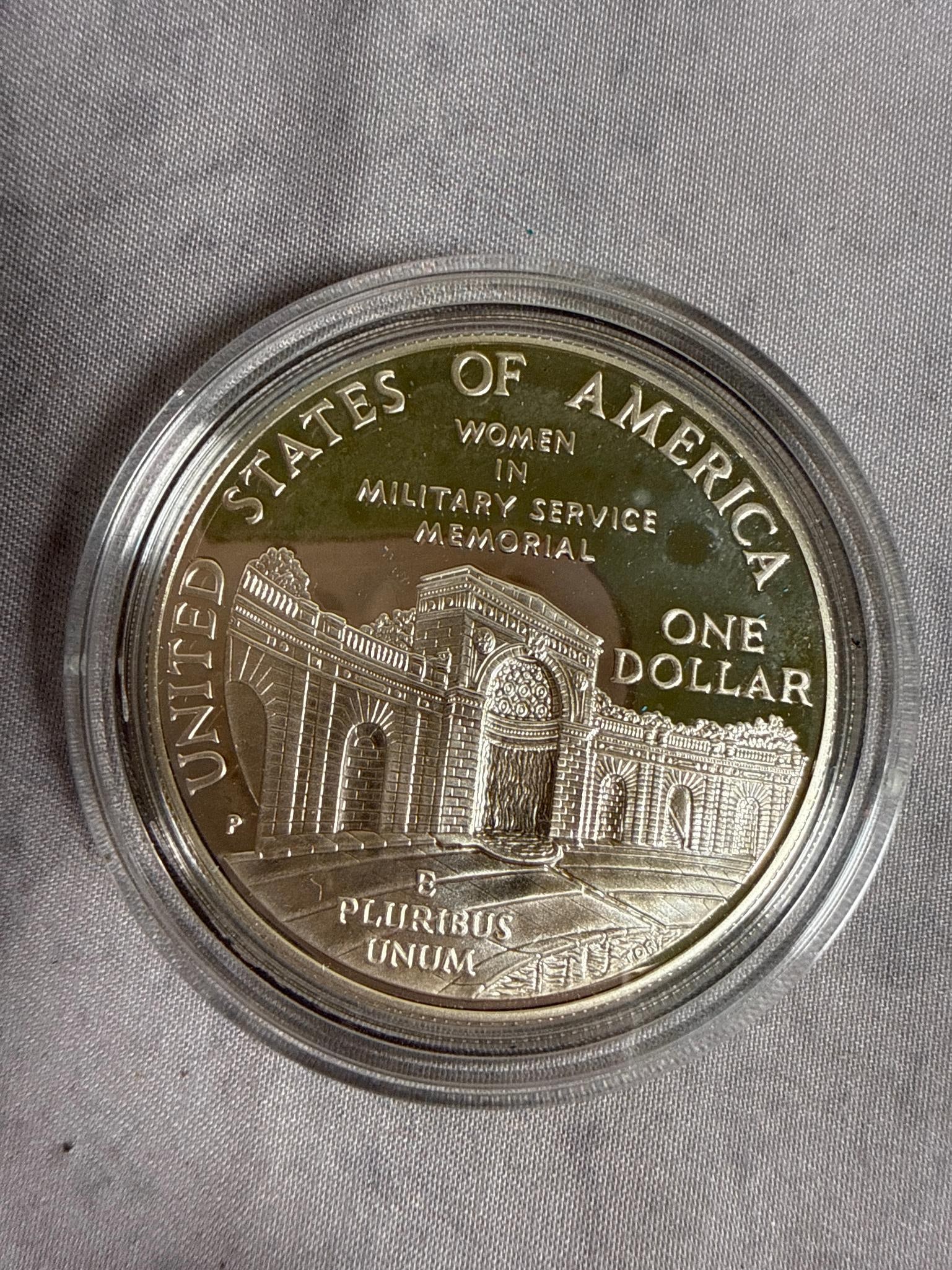 1994 U.S. Veterans Commemorative Silver Dollars Proof Set - 8