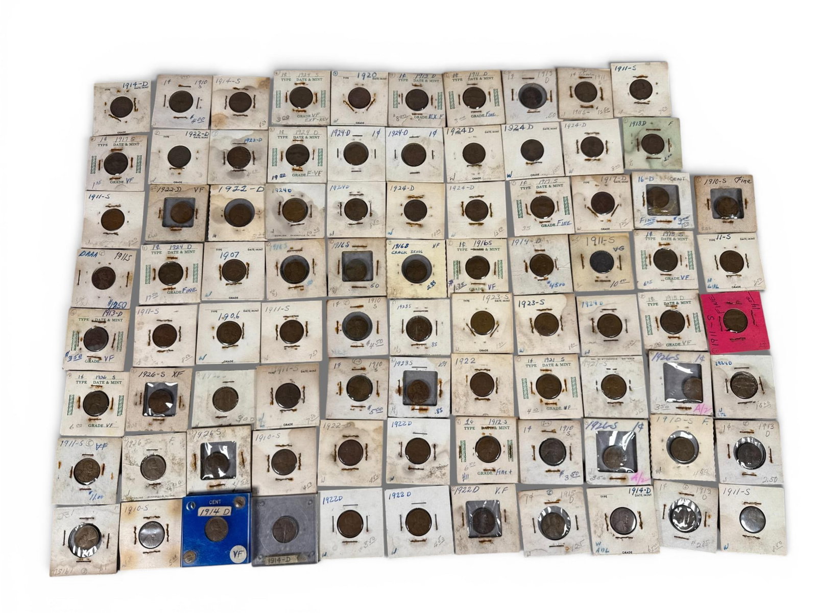 Large Lot Better Early Wheat Cents up to BU (1 of 15)