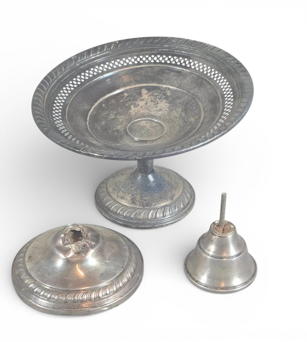 A group of Weighted Sterling Silver Pieces (1 of 10)