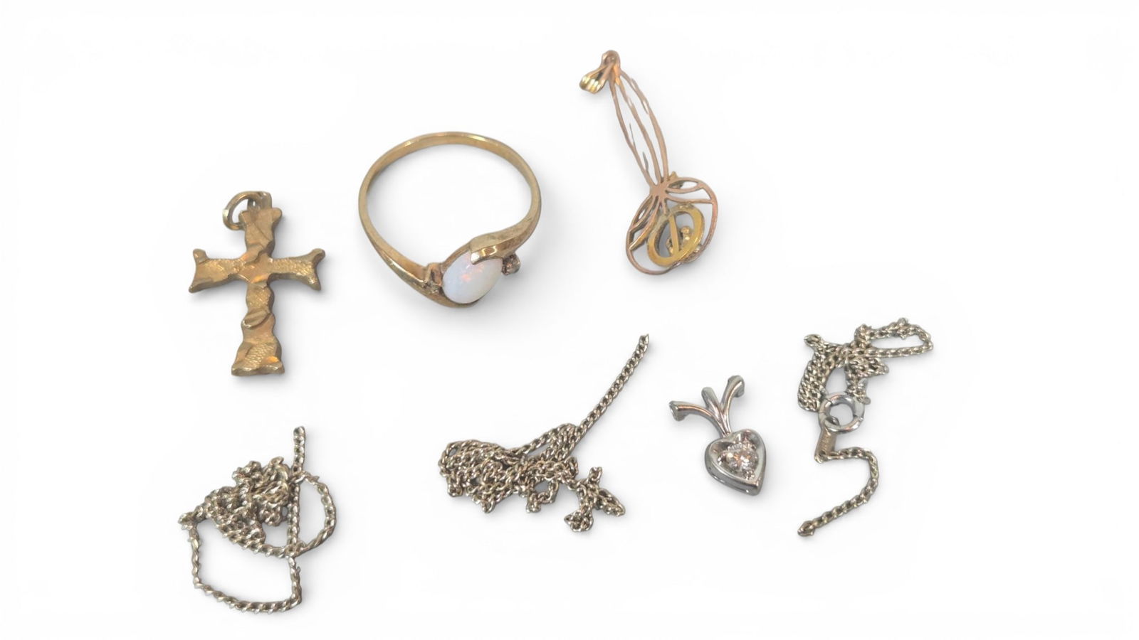 Group Lot of 14k Jewelry 5.55 grams total (1 of 7)