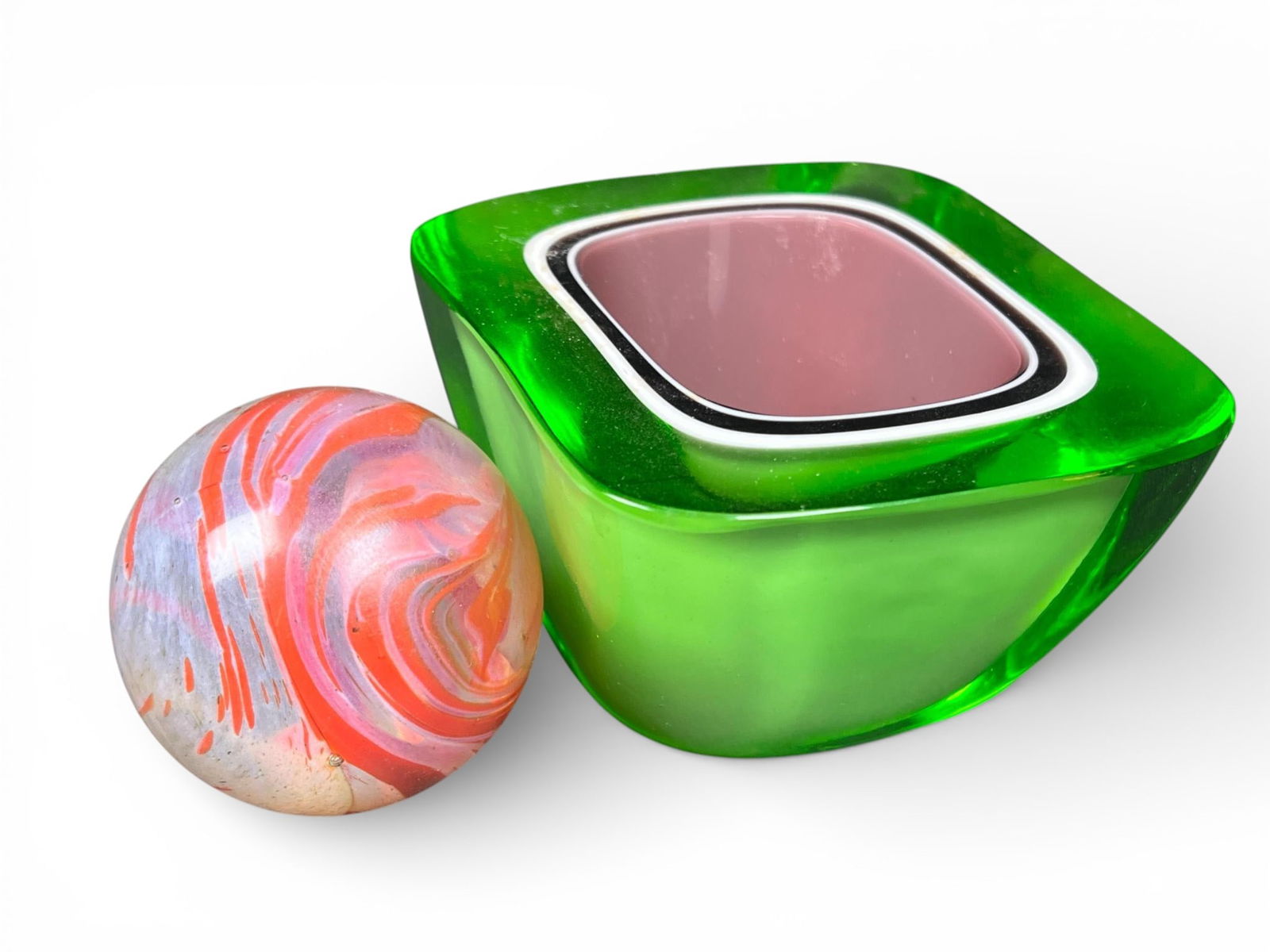 Murano Sommerso Glass Items Attributed to Seguso/Poli (1 of 11)