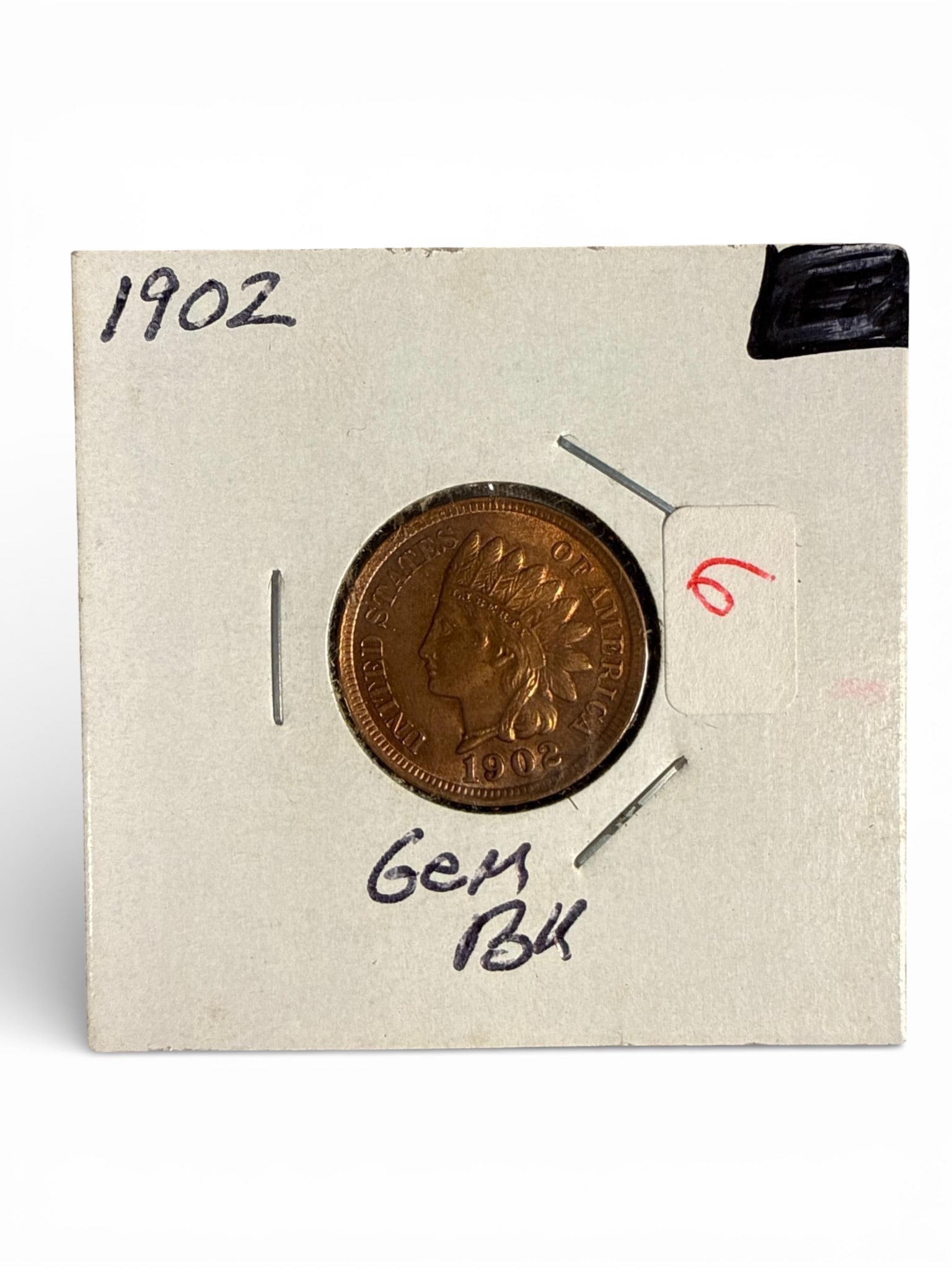 1902 United States Indian Head Cent (1 of 8)