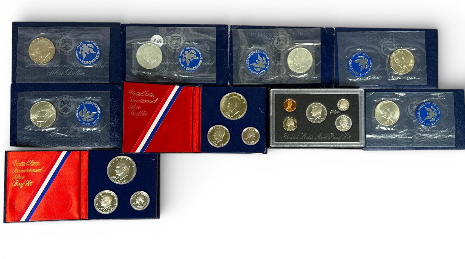 United States Silver Mint Coin Set grouping (1 of 16)