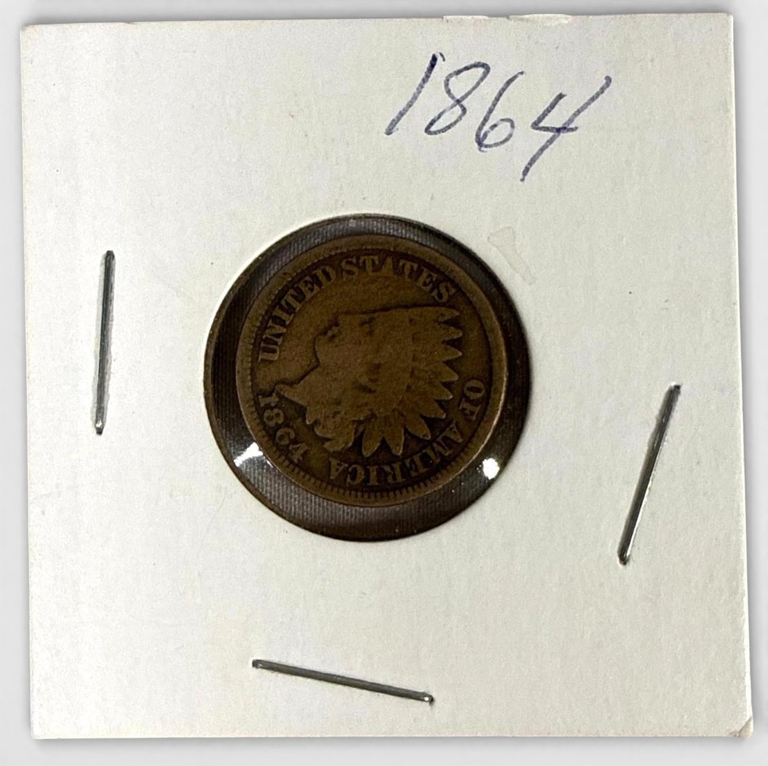 1864 United States Indian Head Cent Coin (1 of 5)
