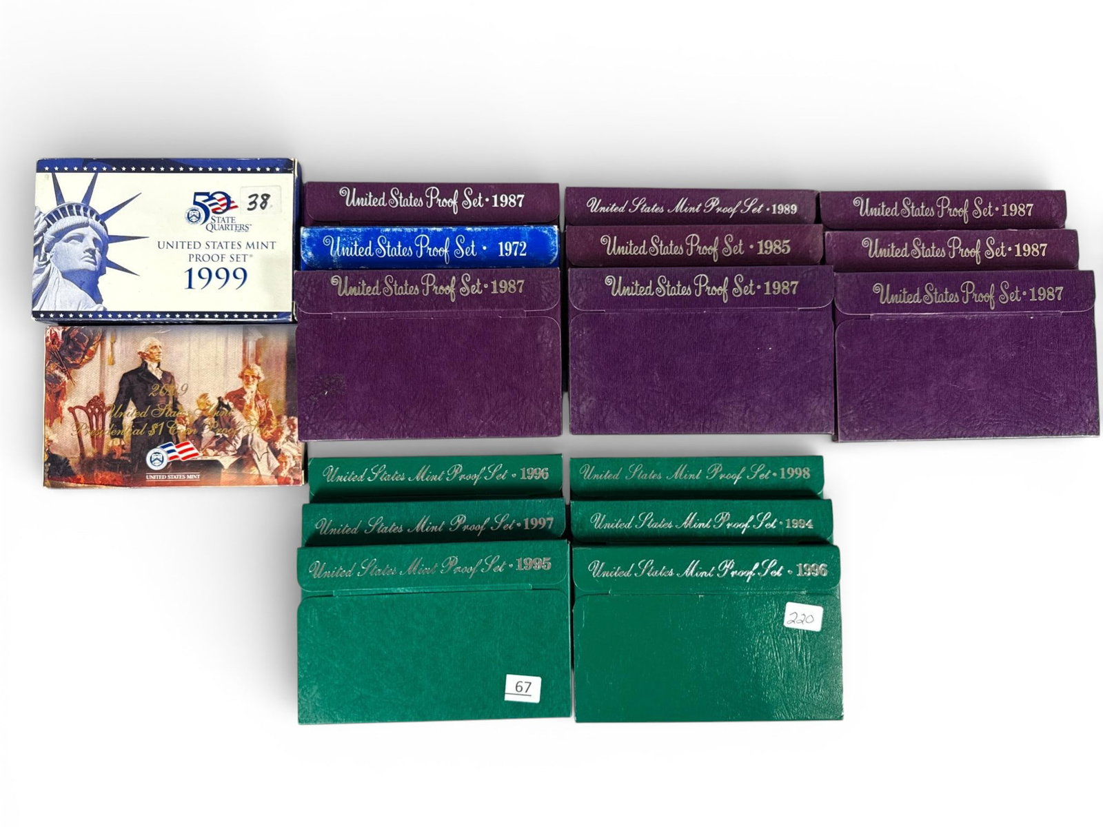 A group of United States Mint Proof Sets and Commemorative Programs (1 of 10)