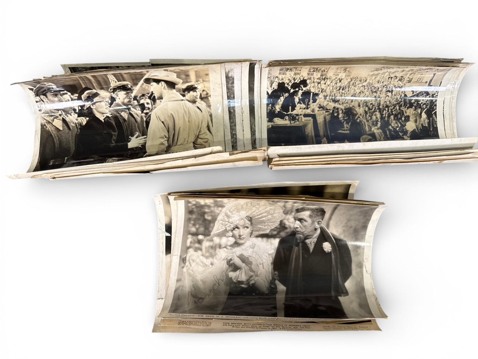A Collection of Vintage Black and White Silver Gelatin Film Publicity Stills, circa 1920s-1940s (1 of 6)