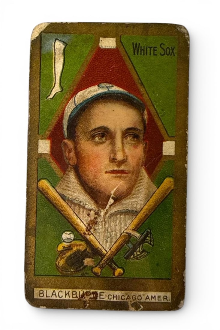 Polar Bear Base Ball Series Card of Russell A. Blackburne Chicago White Sox (1 of 11)