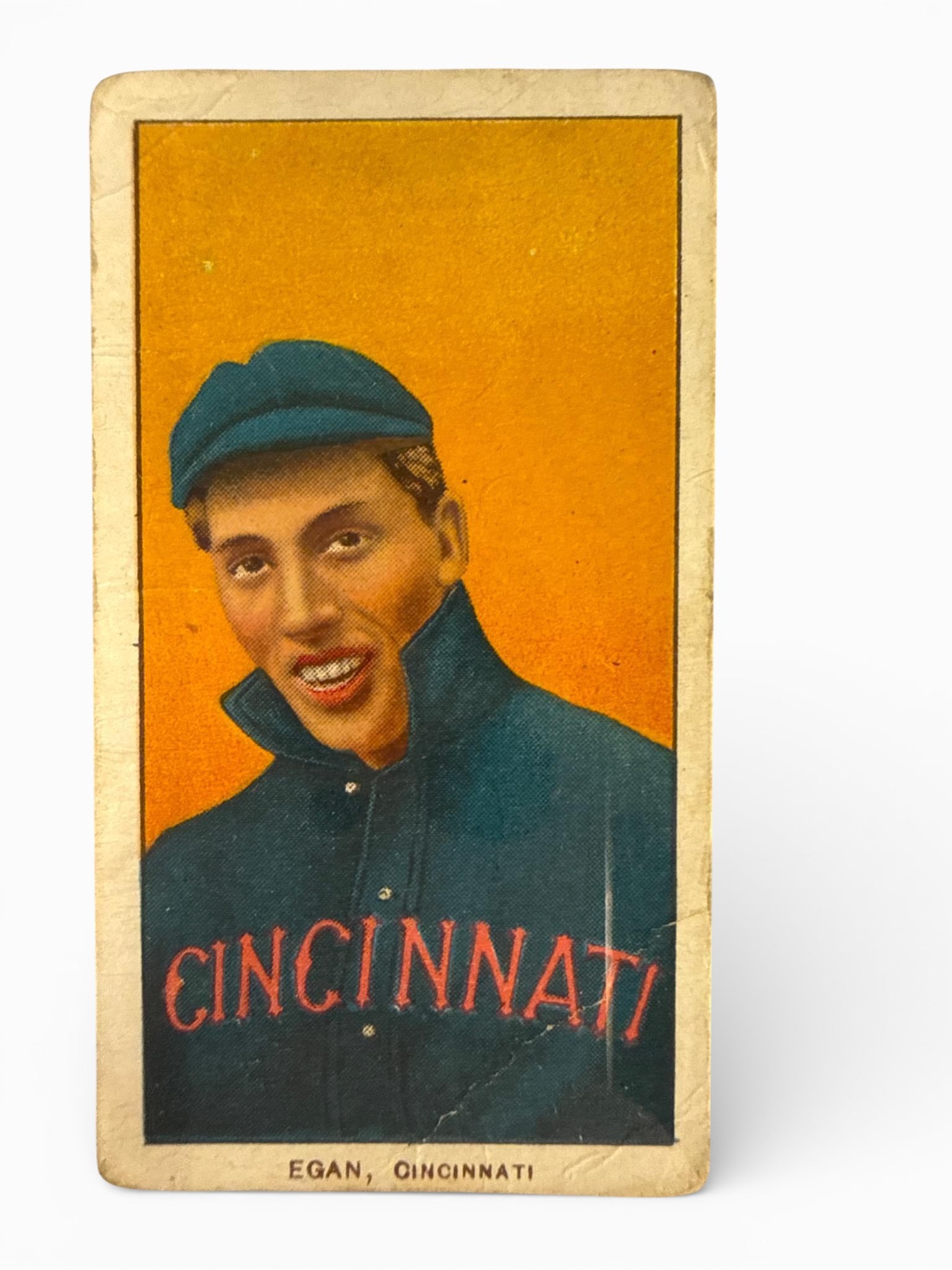 1909-1911 T206 Piedmont Baseball Card of Egan, Cincinnati (1 of 11)