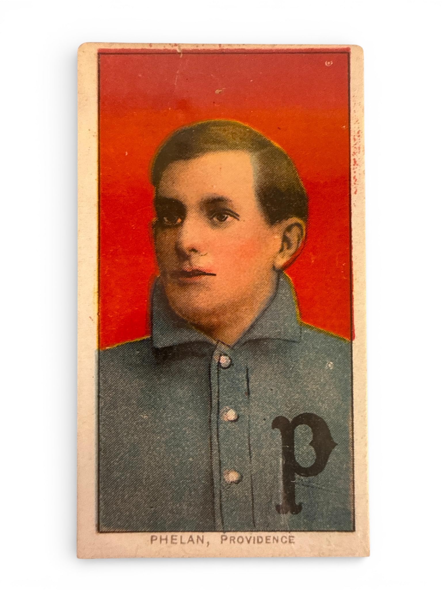 T206 Baseball Card Phelan Providence Piedmont Subjects Back (1 of 12)