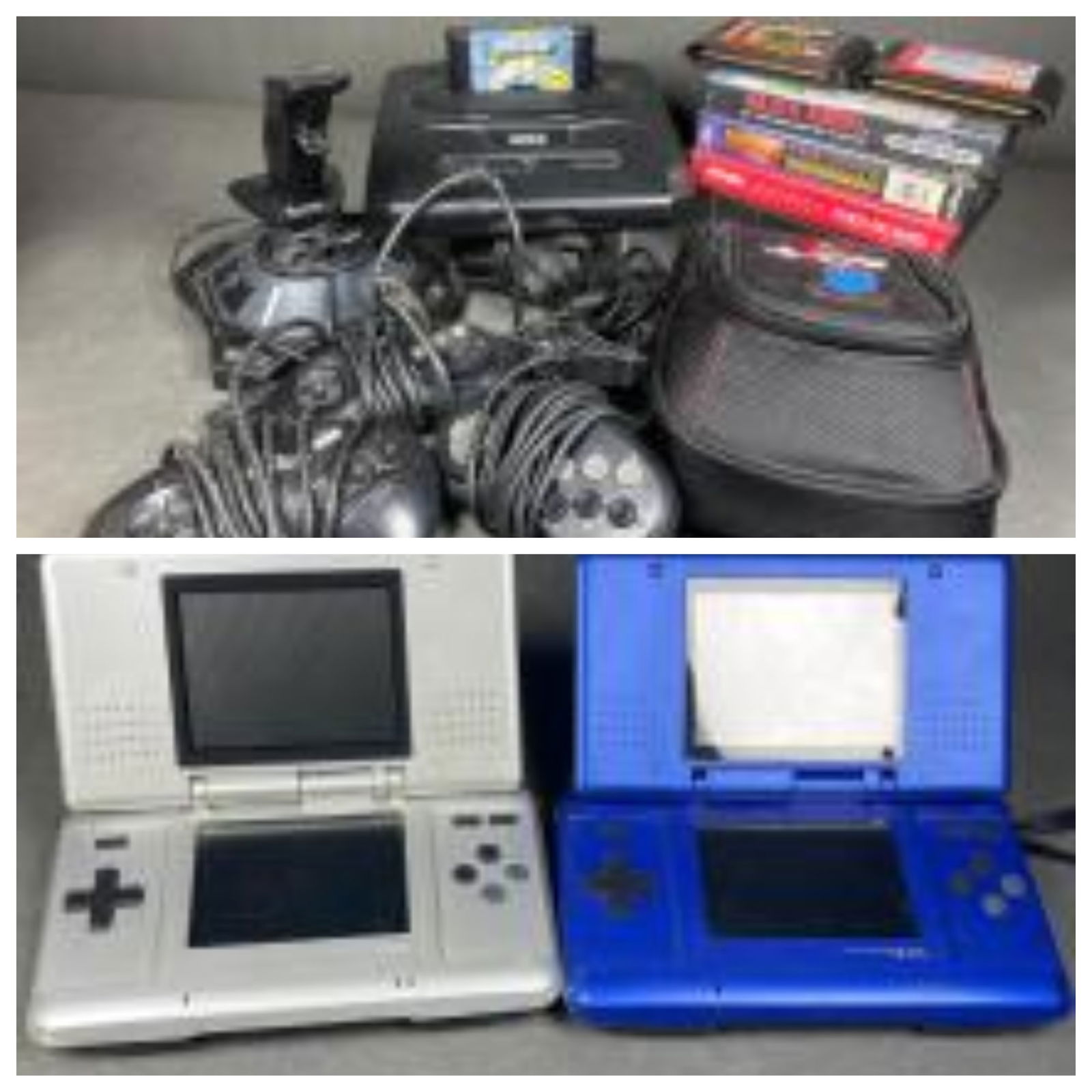 Sega Genesis Model 2 Console Bundle with Nintendo DS Consoles and Games (1 of 20)
