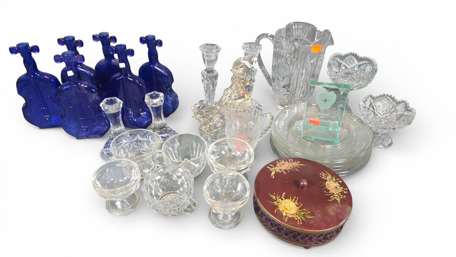A group of Pieces of Decorative and Service Glassware (1 of 16)