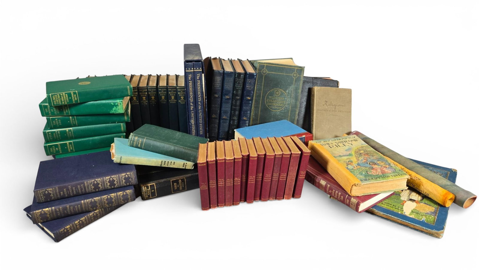 A Collection of Early-to-Mid 20th Century Hardcover Books and a Declaration of Independence Replica (1 of 15)