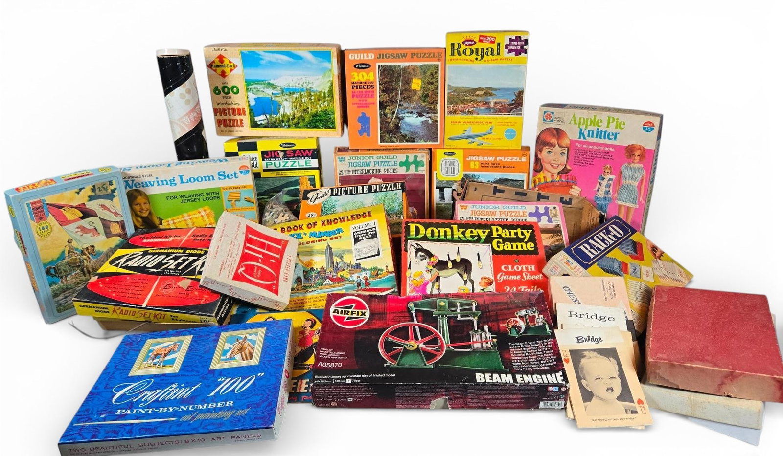 Vintage Hobby Kits Games and Puzzles Airfix A05870 Beam Engine (1 of 8)