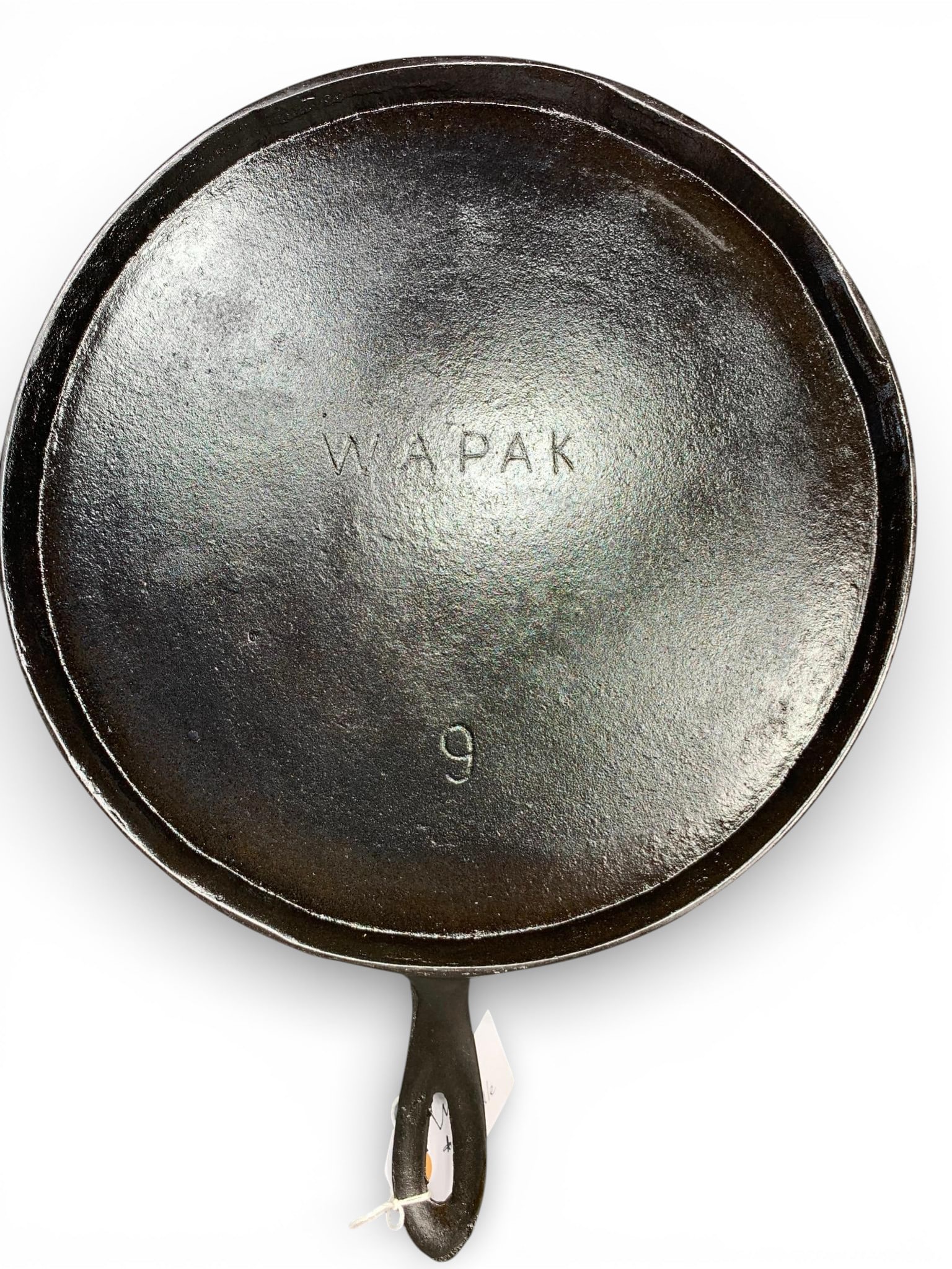 Vintage Wapak Cast Iron Round Griddle Size 9 (1 of 7)