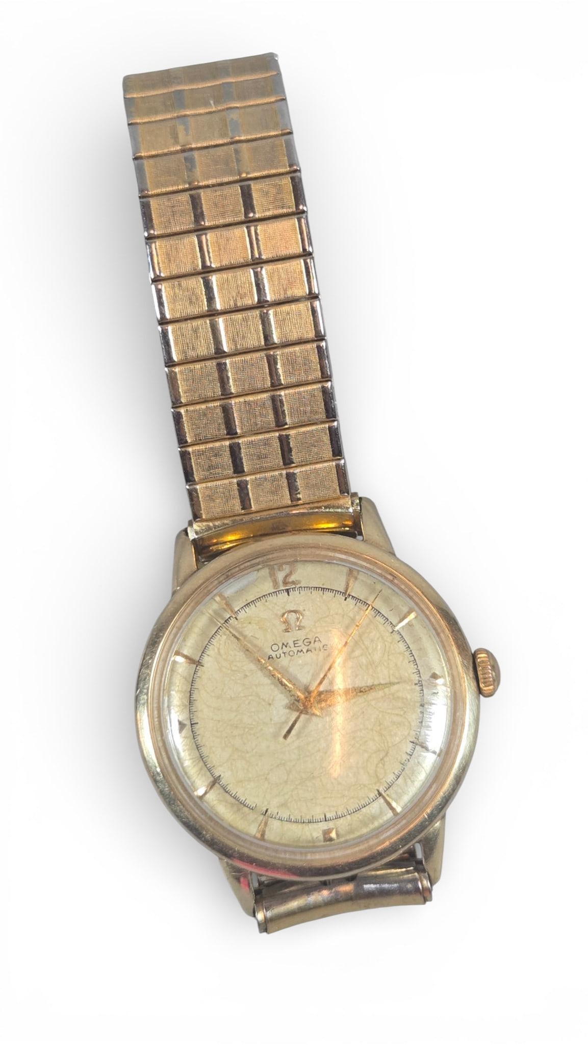 Vintage Omega Automatic Gold-Toned Watch with Expansion Band (1 of 4)