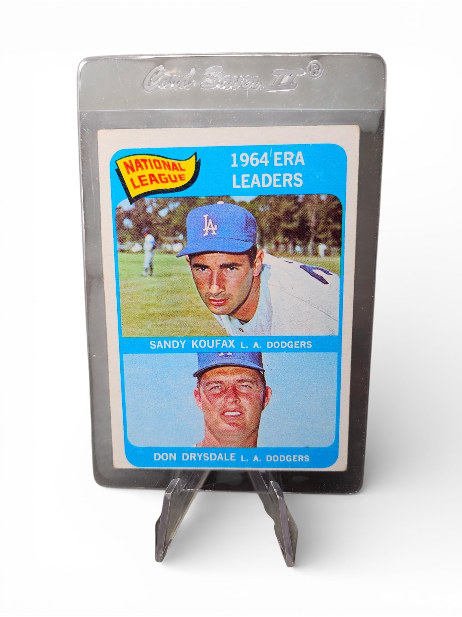 1965 Topps N.L. ERA Leaders Card #8 Sandy Koufax and Don Drysdale (1 of 2)